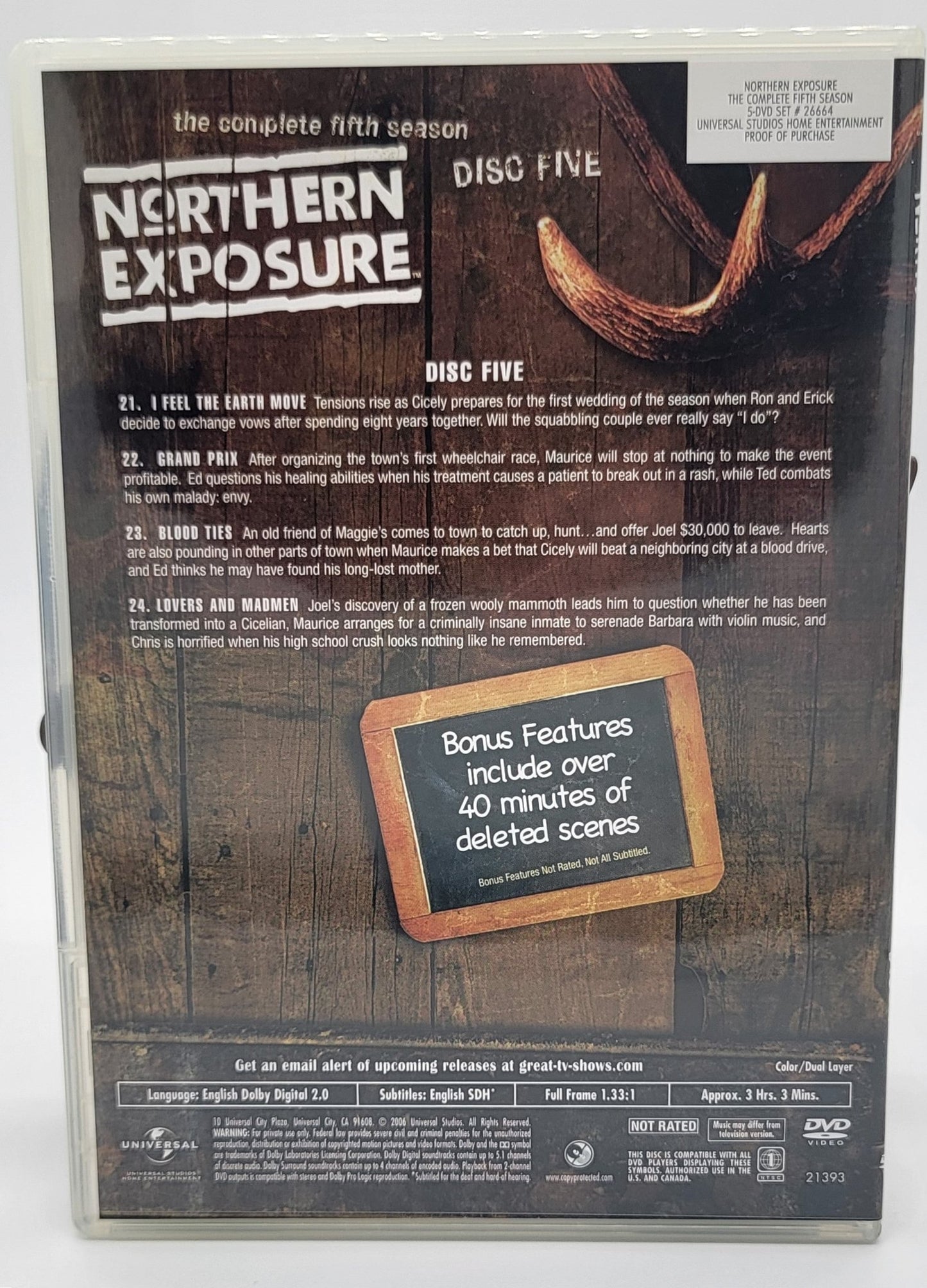 Universal Pictures Home Entertainment - Northern Exposure | DVD | The Complete Fifth Season - DVD - Steady Bunny Shop