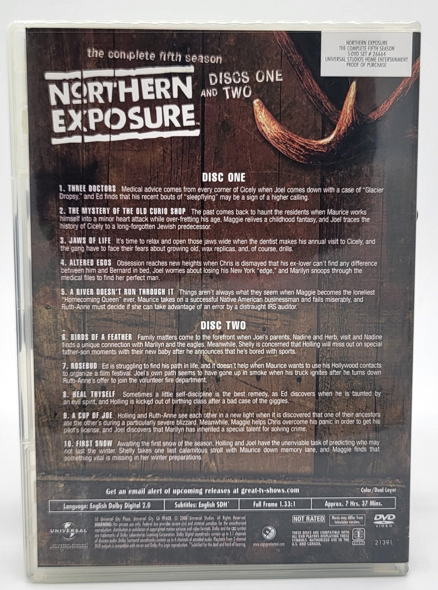 Universal Pictures Home Entertainment - Northern Exposure | DVD | The Complete Fifth Season - DVD - Steady Bunny Shop