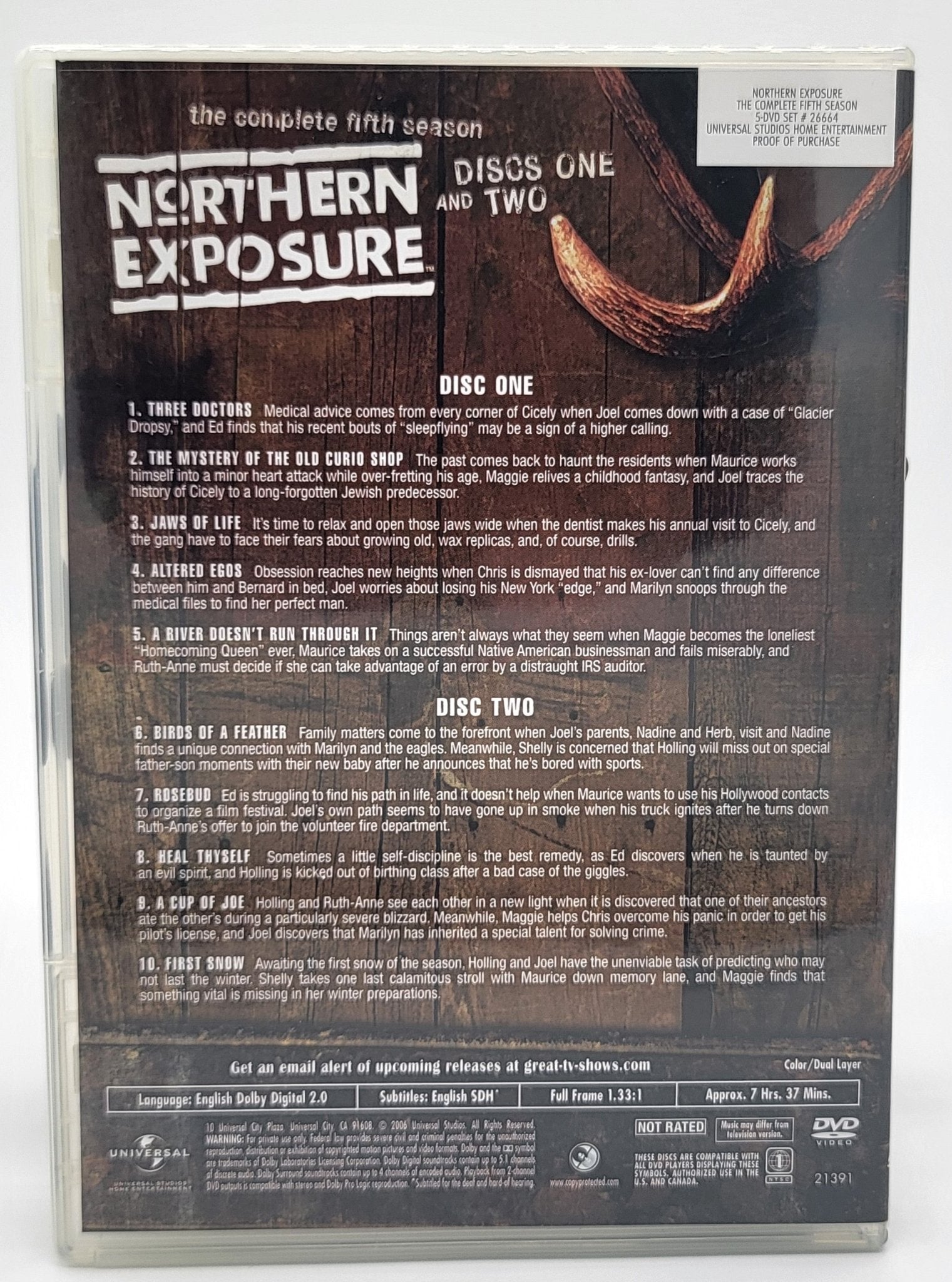 Universal Pictures Home Entertainment - Northern Exposure | DVD | The Complete Fifth Season - DVD - Steady Bunny Shop