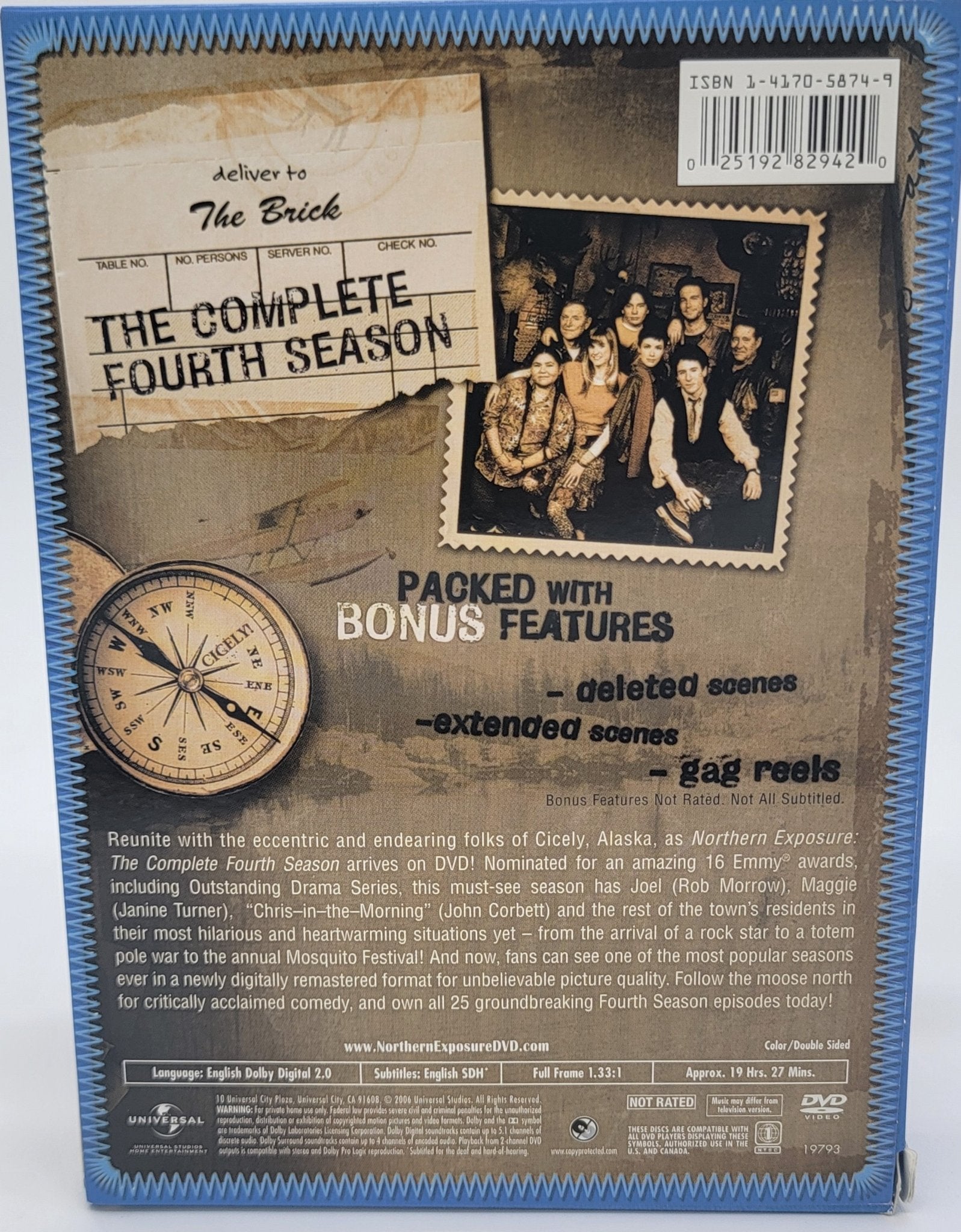 Universal Pictures Home Entertainment - Northern Exposure | DVD | The complete Fourth Season - DVD - Steady Bunny Shop