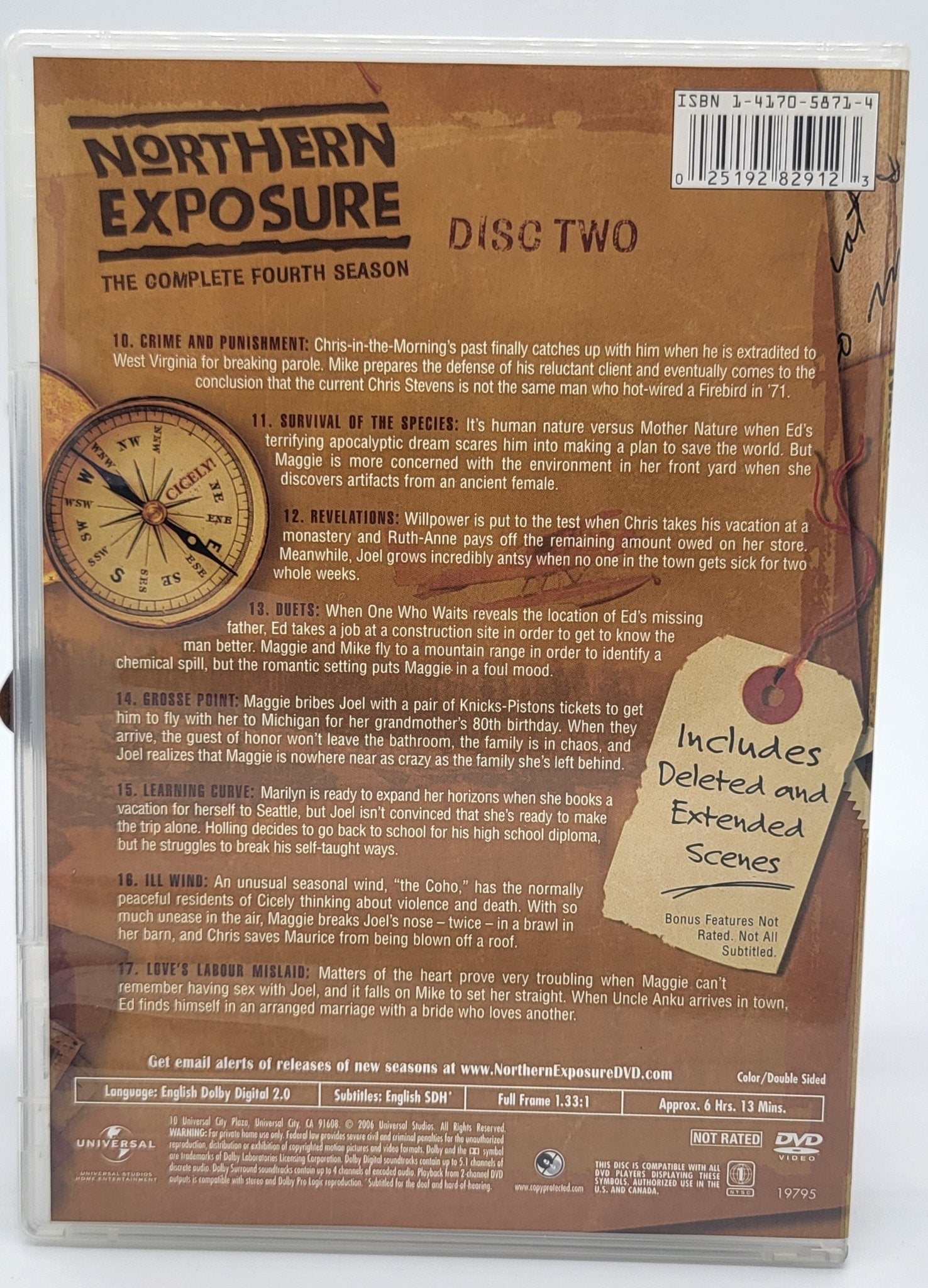 Universal Pictures Home Entertainment - Northern Exposure | DVD | The complete Fourth Season - DVD - Steady Bunny Shop