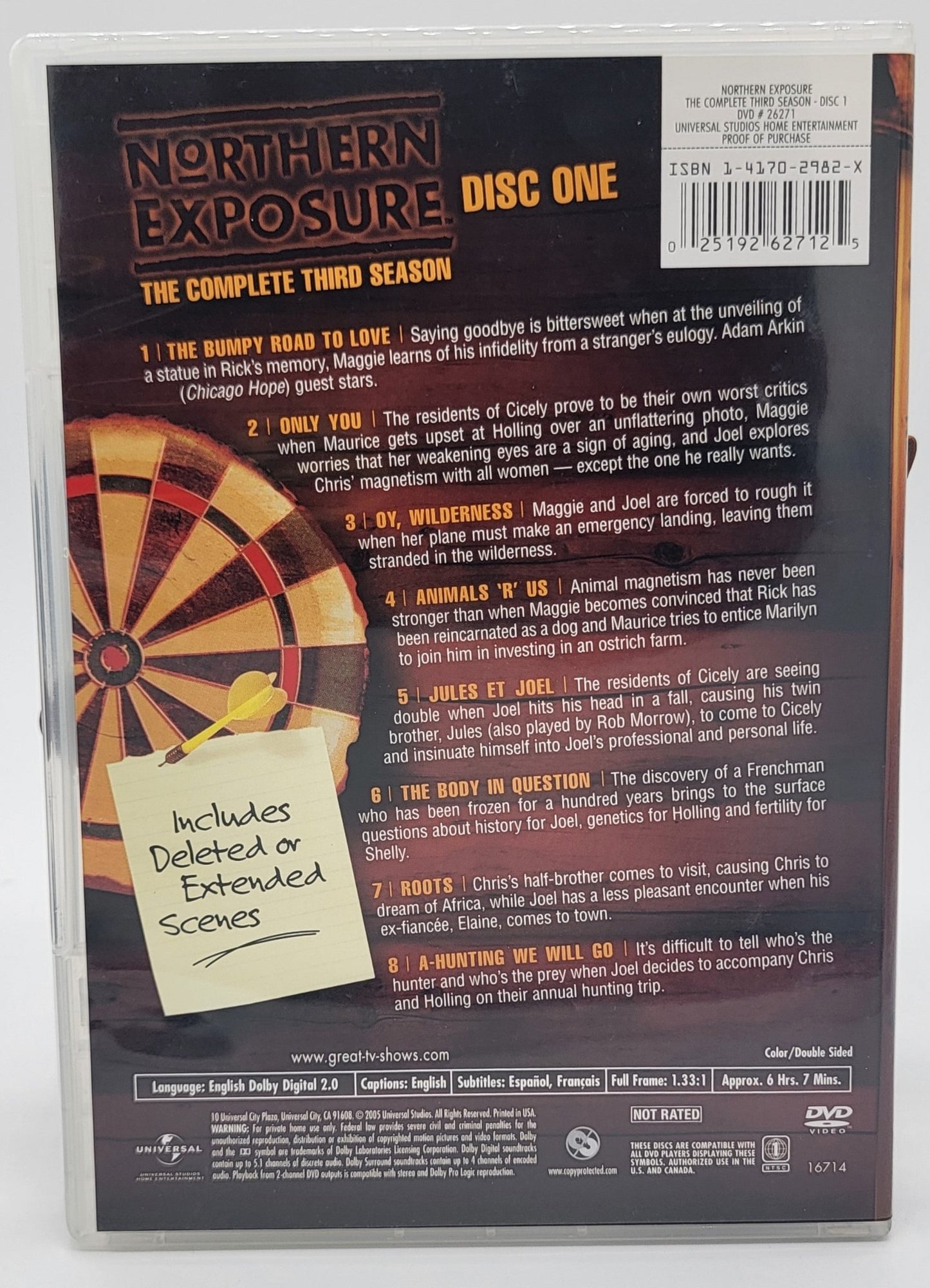 Universal Studios - Northern Exposure | DVD | The Complete Third Season - DVD - Steady Bunny Shop