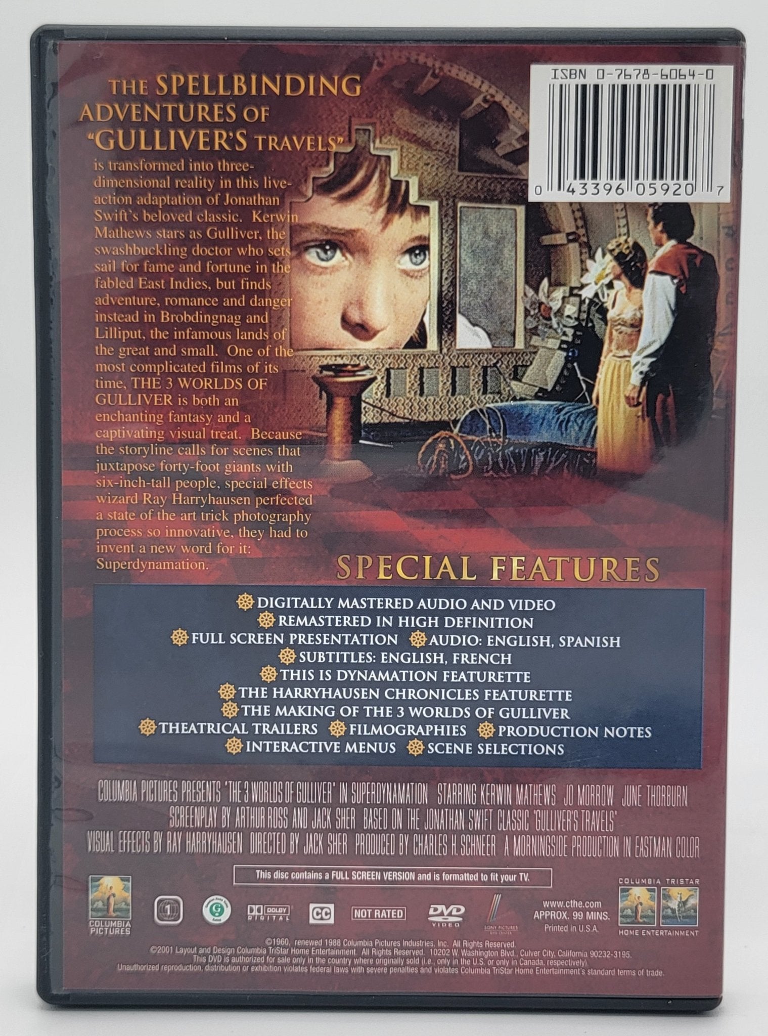 Columbia Pictures - Ray Harryhausen - Legendary Monster Series - The Fantastic Films | SINBAD - 5 Disc Set - DVD - Steady Bunny Shop