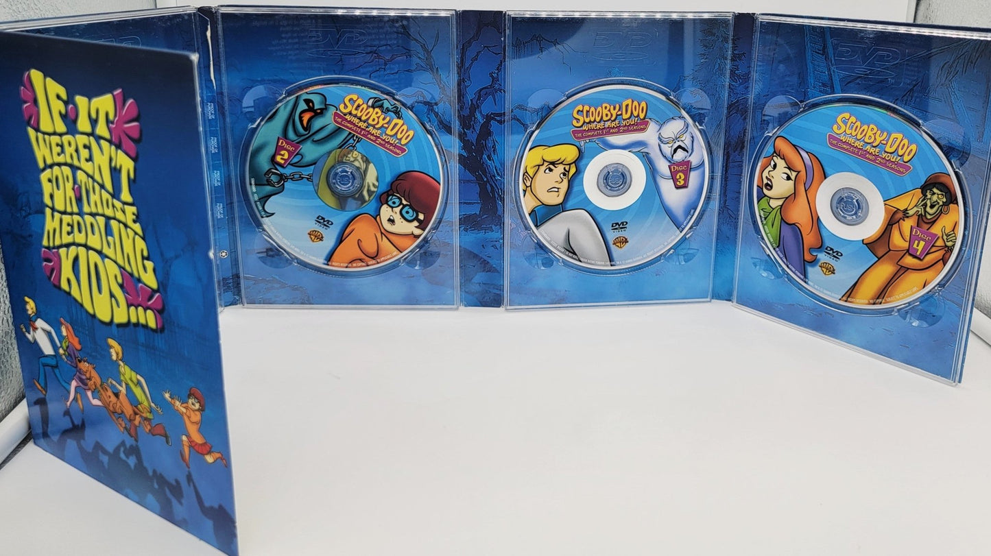 Warner Brothers - Scooby-Doo Where are you | DVD | The Complete 1st 2nd Seasons | Hanna Barbera Golden Collection - DVD - Steady Bunny Shop
