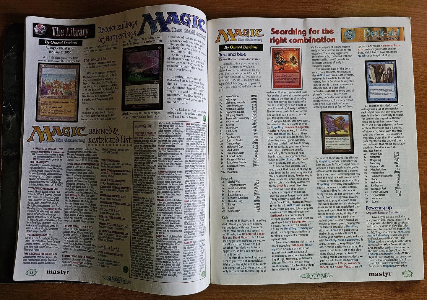 Scrye Magazine - Scrye The Guide To Collectible Card Games | Issue 7.2 March 2000 |Magazine - Magazine - Steady Bunny Shop