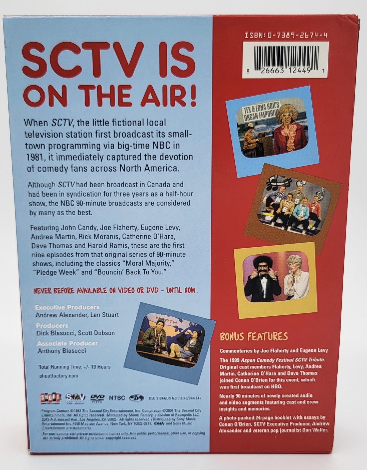 Shout Factory - SCTV Volume 1 | DVD | 9 more Episodes - DVD - Steady Bunny Shop