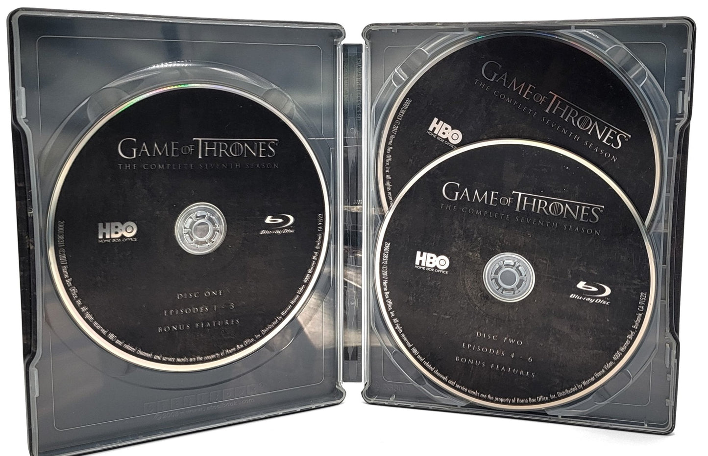 HBO Home Entertainment - Steel Book Game of Thrones - Dragonstone - The Complete Seventh Season | Blu Ray 3 Disc Set - Limited Edition Collectors Tin - Blu - ray - Steady Bunny Shop