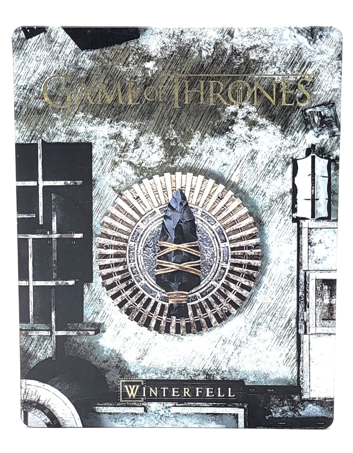 HBO Home Entertainment - Steel Book Game of Thrones - Winterfell - The Complete Eight Season | Blu Ray & 4K Ultra HD - 6 Disc Set - Limited Edition Collectors Tin - Blu - ray - Steady Bunny Shop