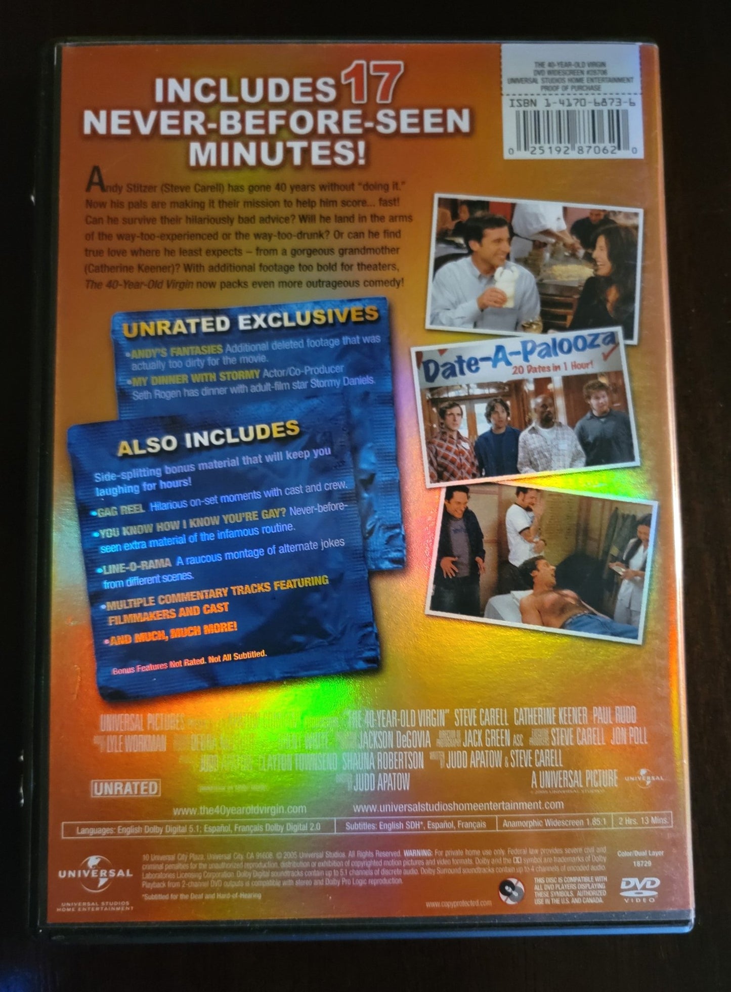 Universal Pictures Home Entertainment - The 40-Year-Old Virgin | DVD | Widescreen - DVD - Steady Bunny Shop