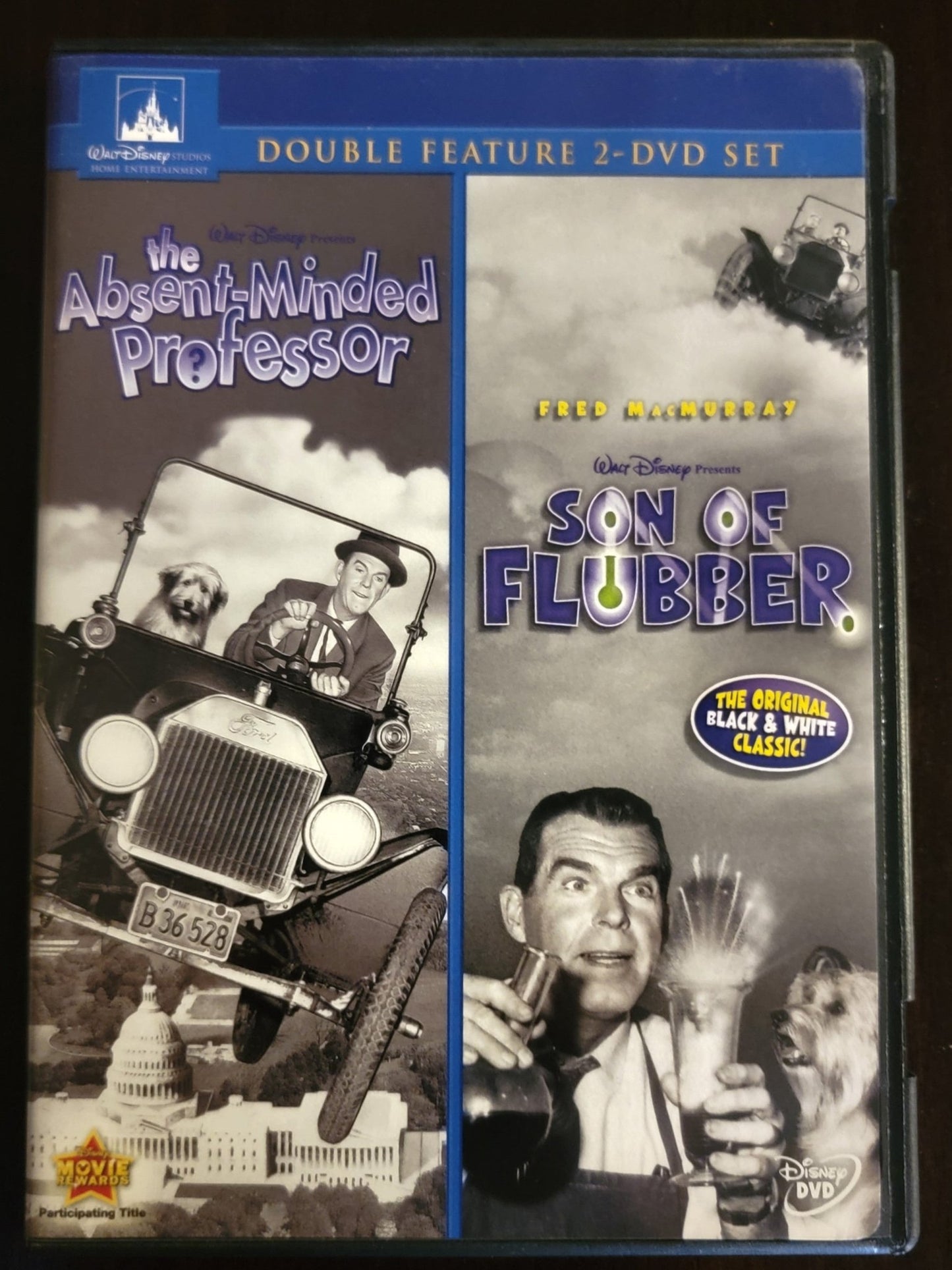 WALT DISNEY PICTURES - The Absent-Minded Professor & Son of Blubber | DVD| Double Feature 2 Disk Set - DVD - Steady Bunny Shop