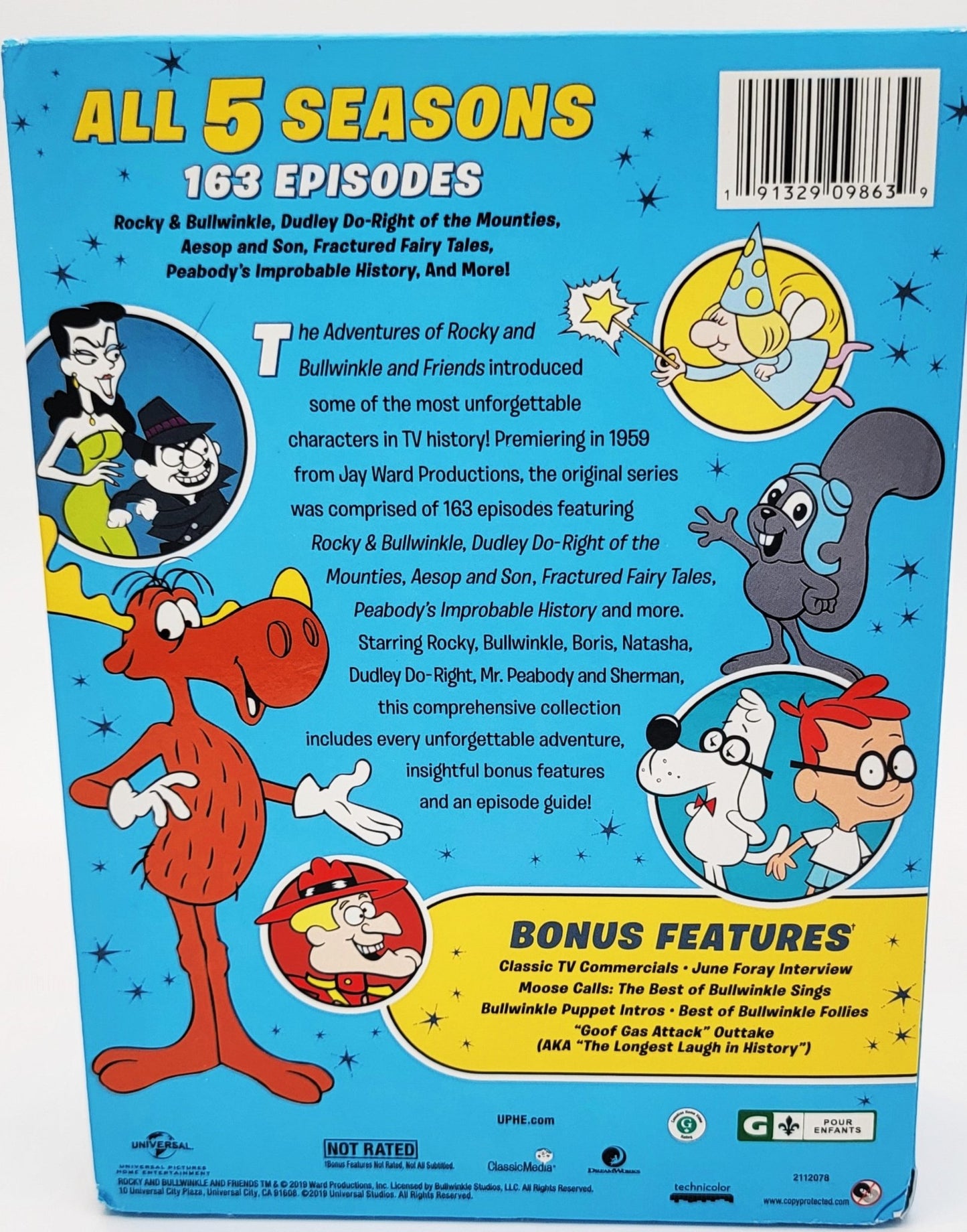 Universal Pictures Home Entertainment - The Adventures of Rocky and Bull winkle and Friends | The Complete Series | DVD - DVD - Steady Bunny Shop