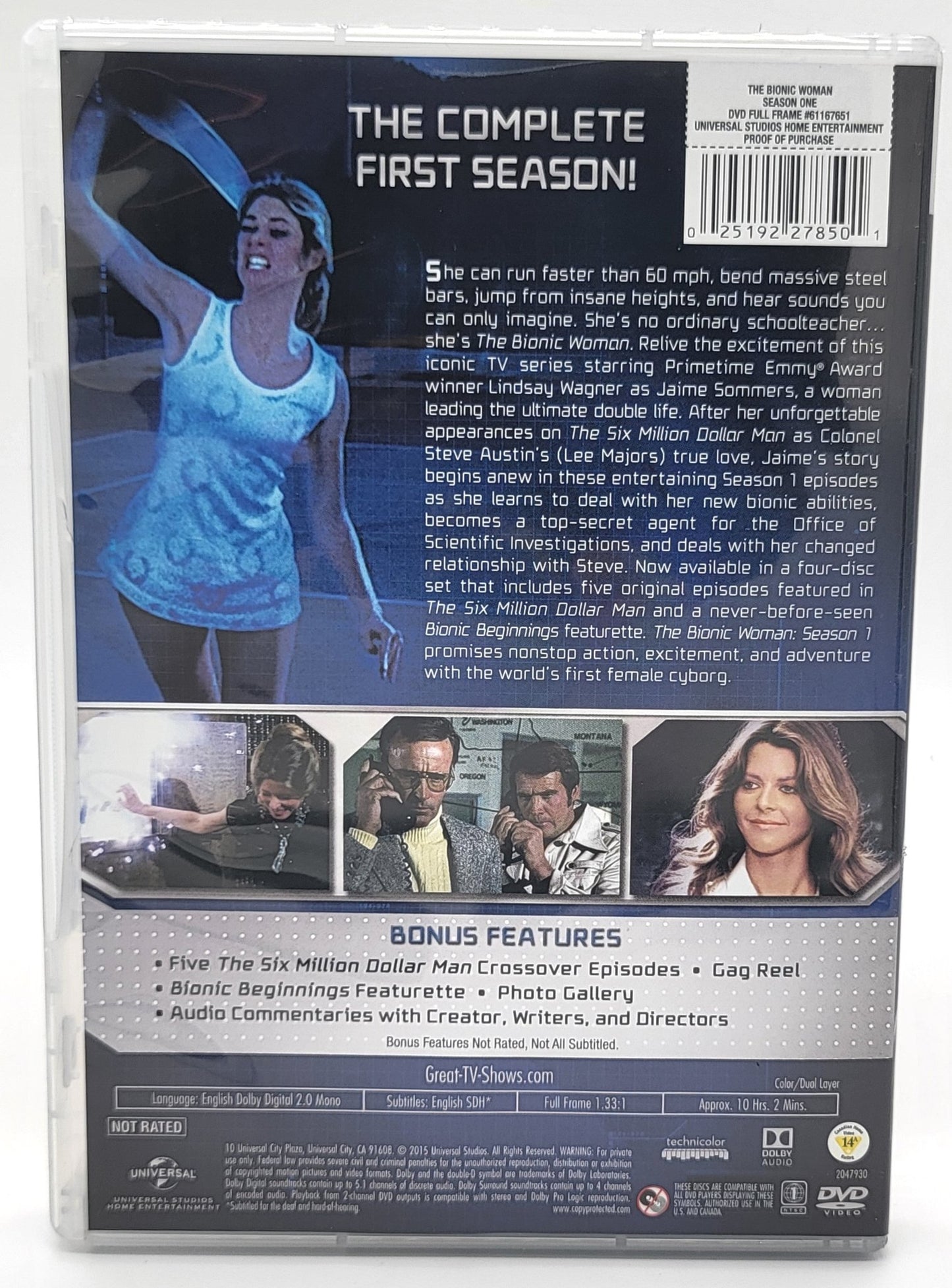 Universal Studios Home Entertainment - The Bionic Woman | The Complete Series | DVD | Complete Series | Full Frame - DVD - Steady Bunny Shop