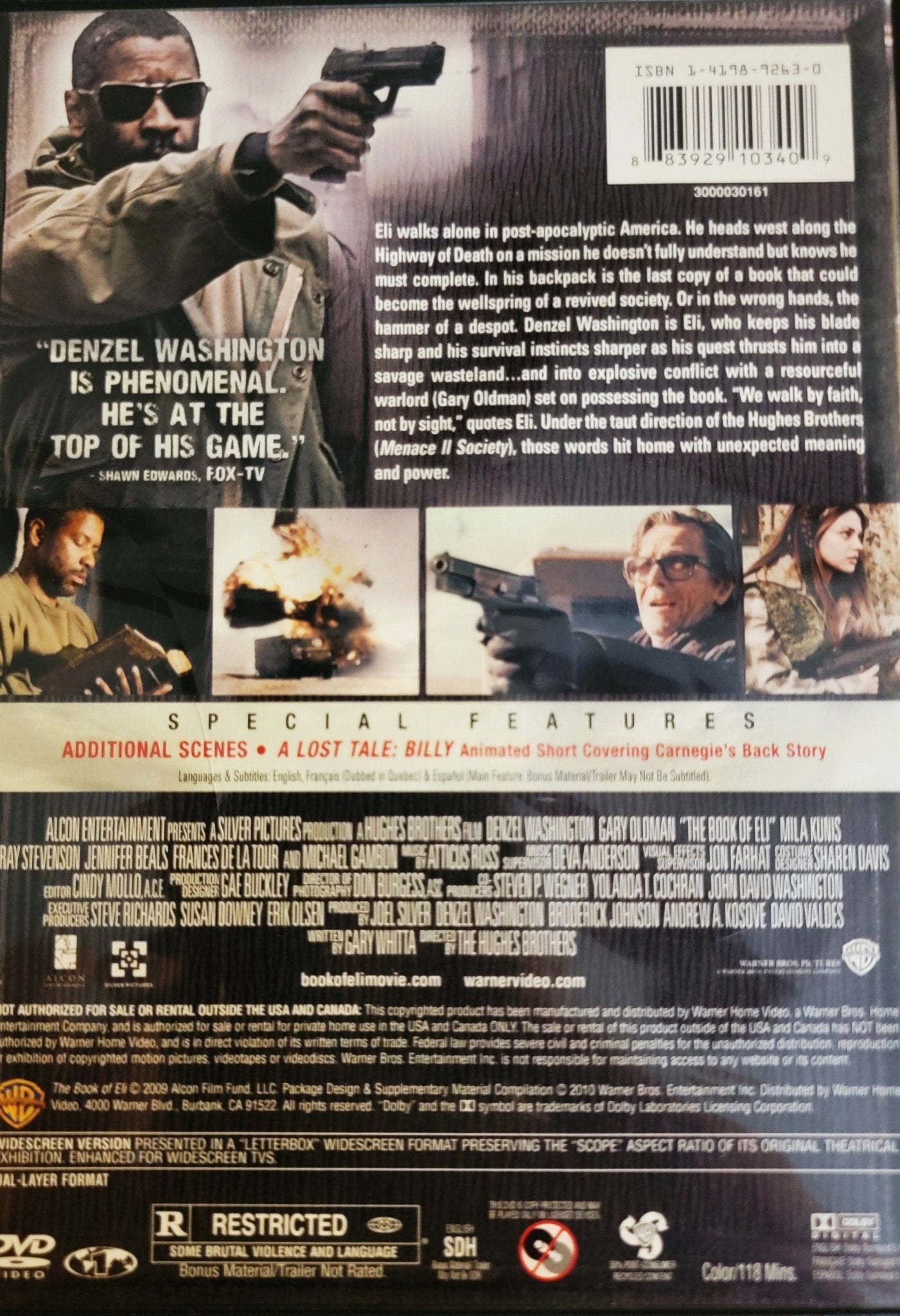 Warner Brothers - The Book of Eli | DVD | Widescreen - DVD - Steady Bunny Shop