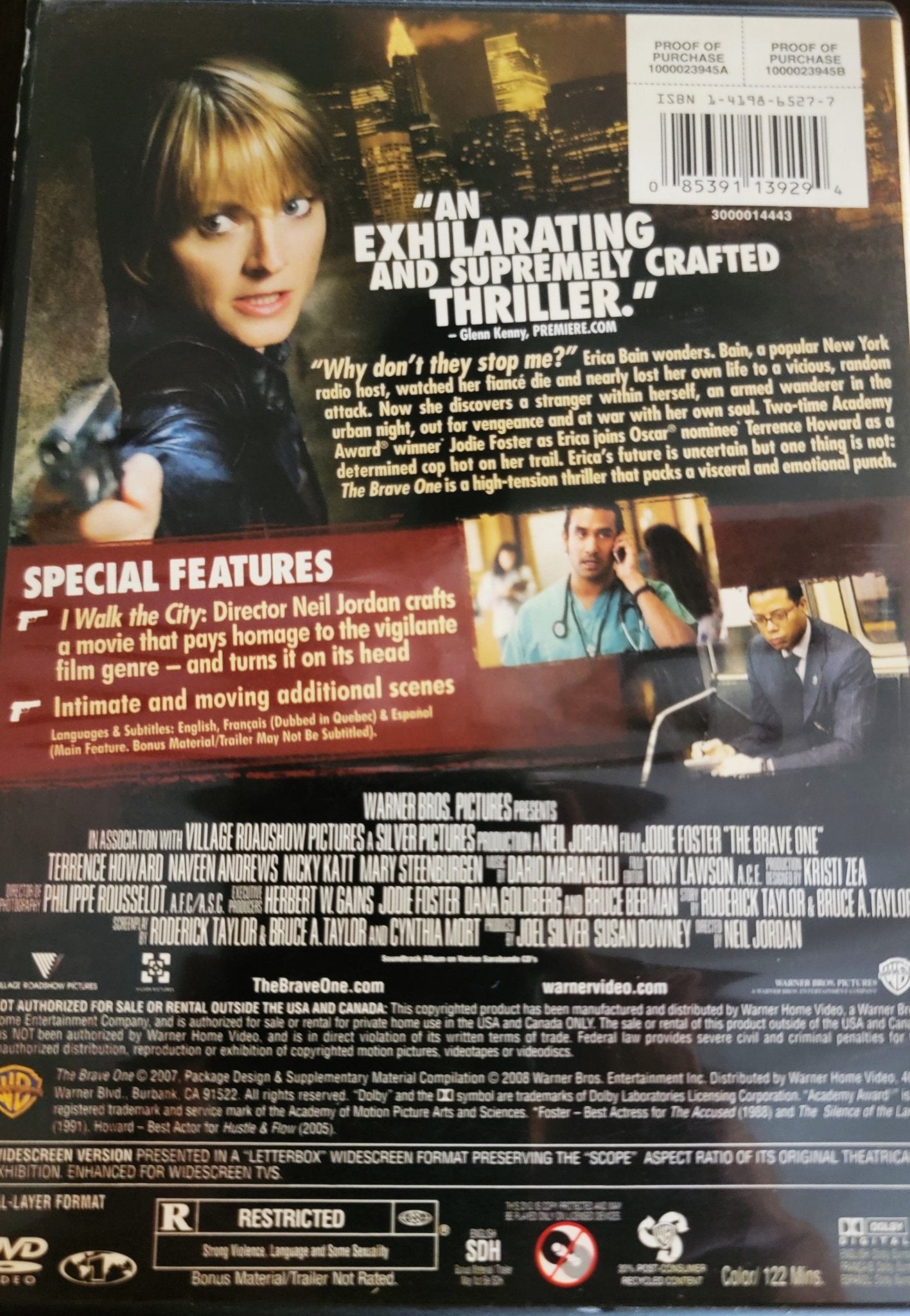Warner Brothers - The Brave One | DVD | Widescreen - DVD - Steady Bunny Shop