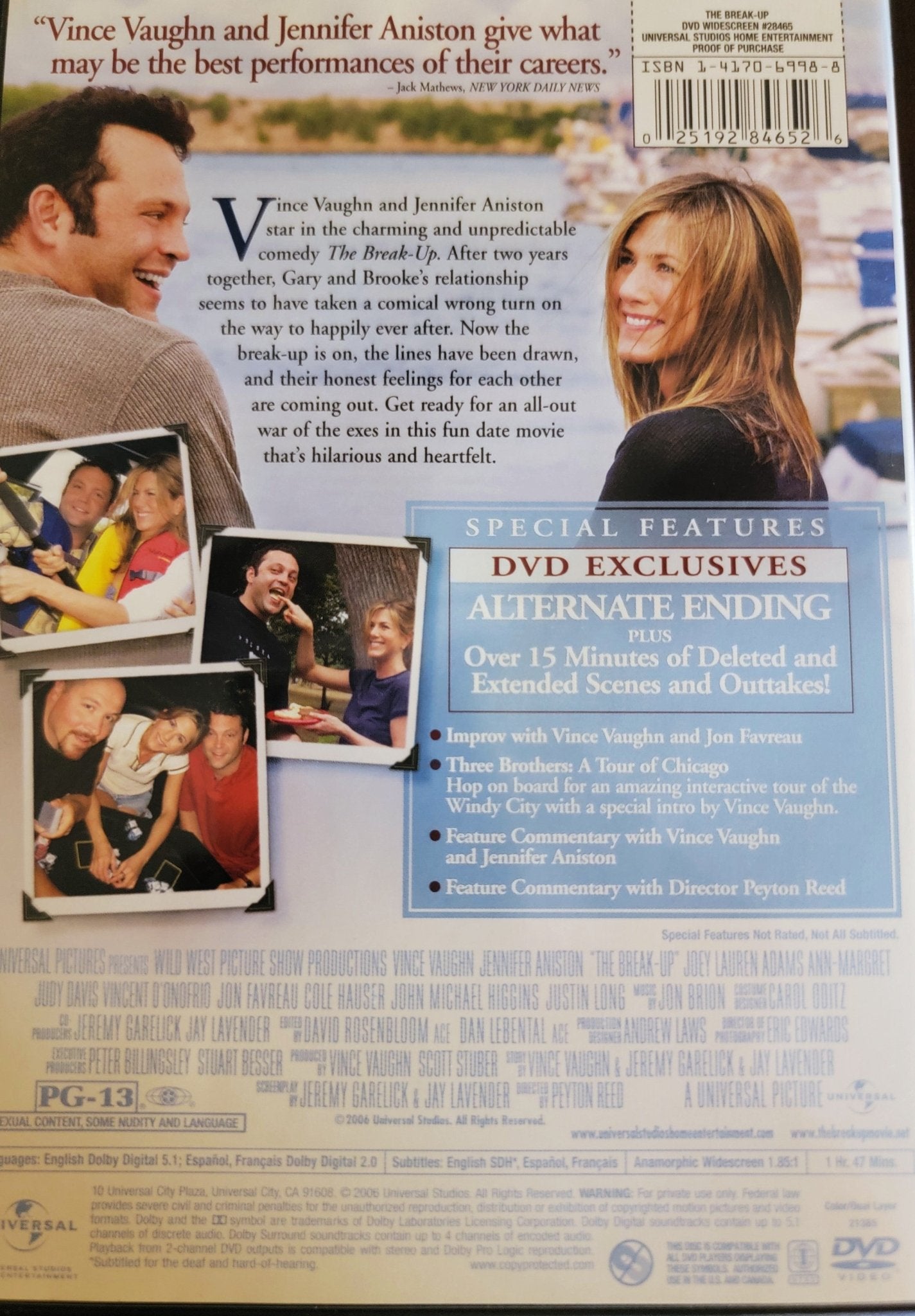 Universal Pictures Home Entertainment - The Break-up | DVD | Widescreen - DVD - Steady Bunny Shop