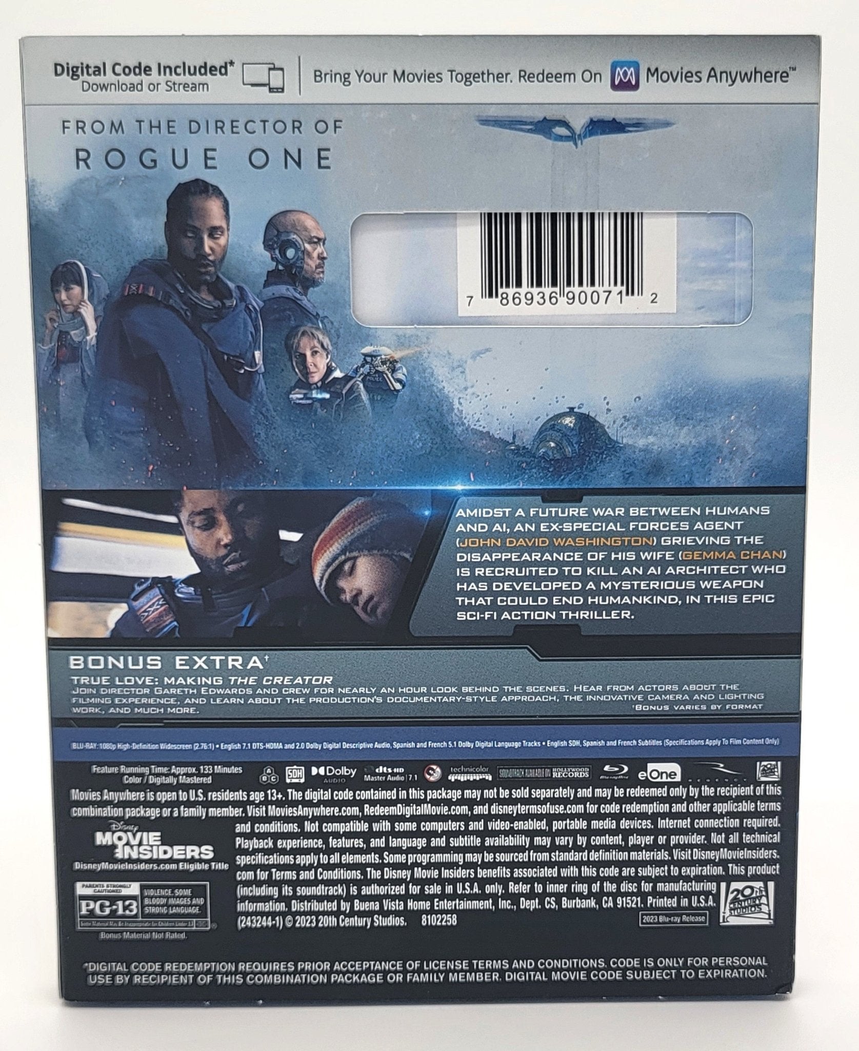 20th Century Studios - The Creator | DVD | Blu Ray | Widescreen - Blu-ray - Steady Bunny Shop