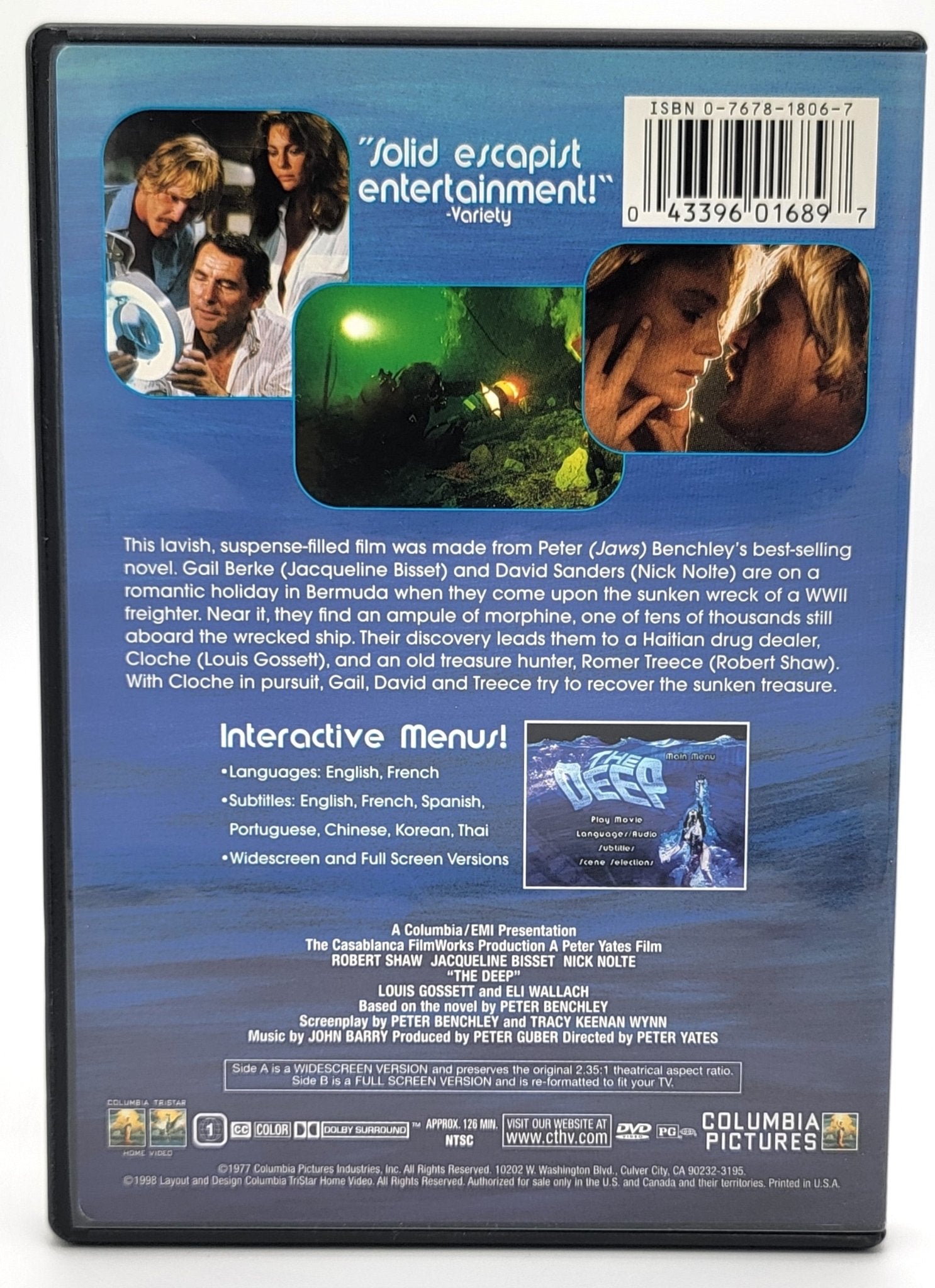 Columbia Pictures - The Deep | DVD | Widescreen - DVD - Steady Bunny Shop
