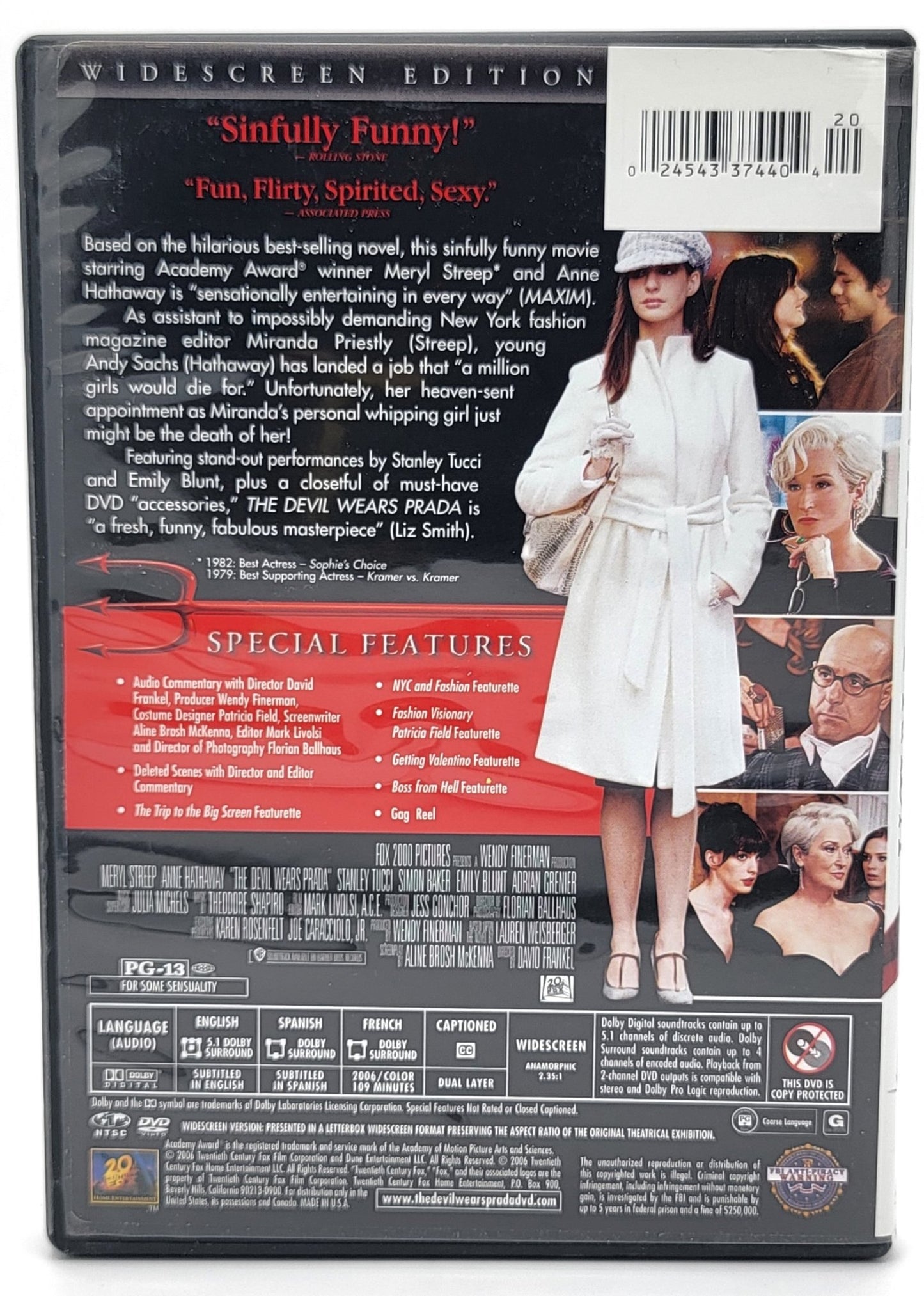 20th Century Fox - The Devil Wears Prada | DVD | Widescreen - DVD - Steady Bunny Shop