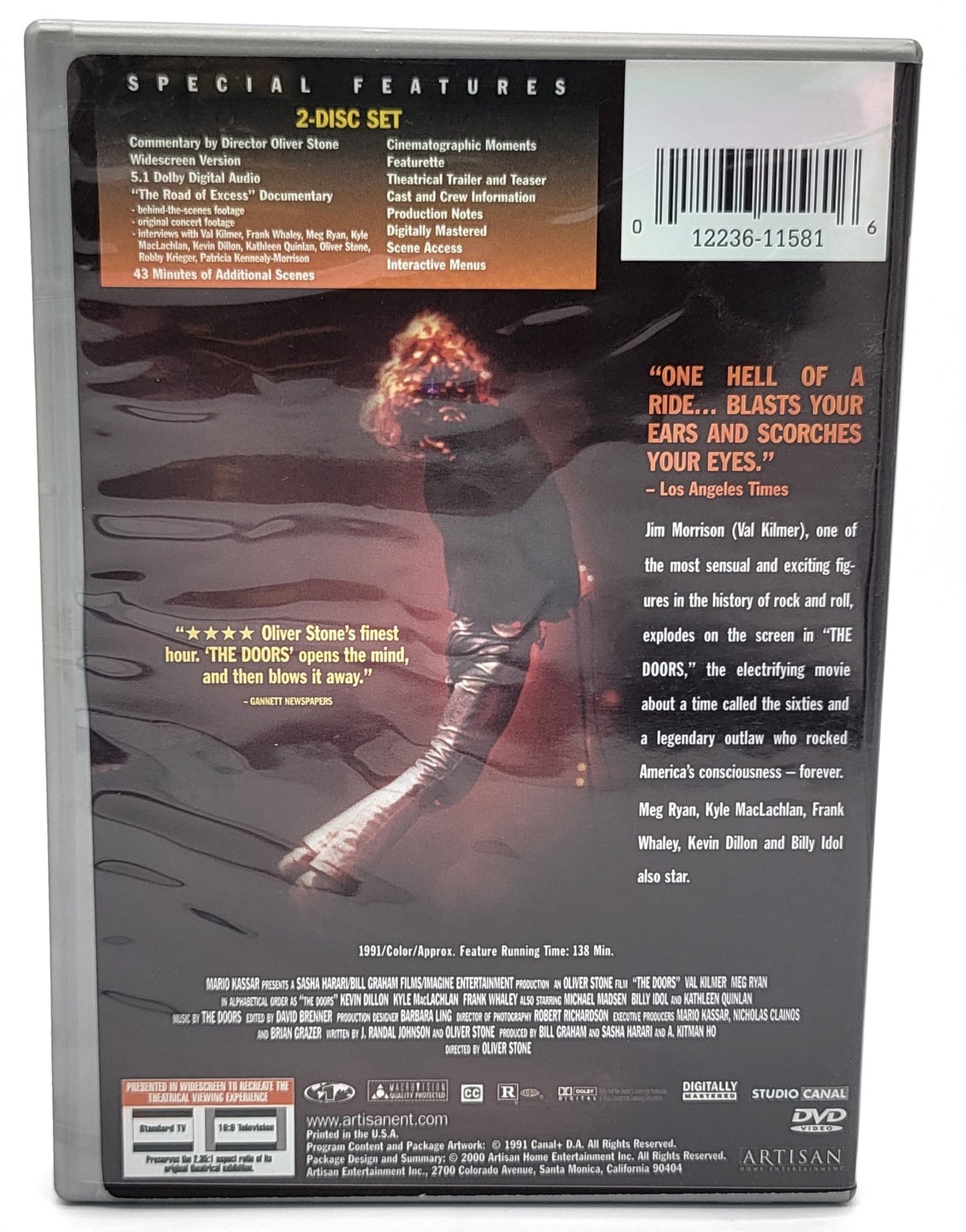 Lionsgate Home Entertainment - The Doors | DVD | Special Edition - 2 Disc Set - DVD - Steady Bunny Shop