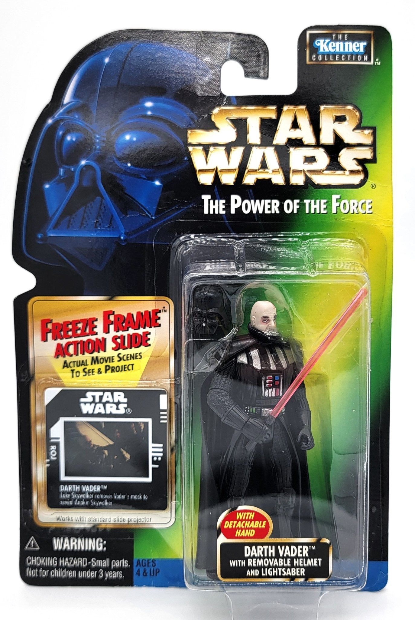 Kenner - The Kenner Collection | Star Wars - Darth Vader with Freeze Frame Action Slide 1997 | Vintage Action Figure - Action Figures - Steady Bunny Shop