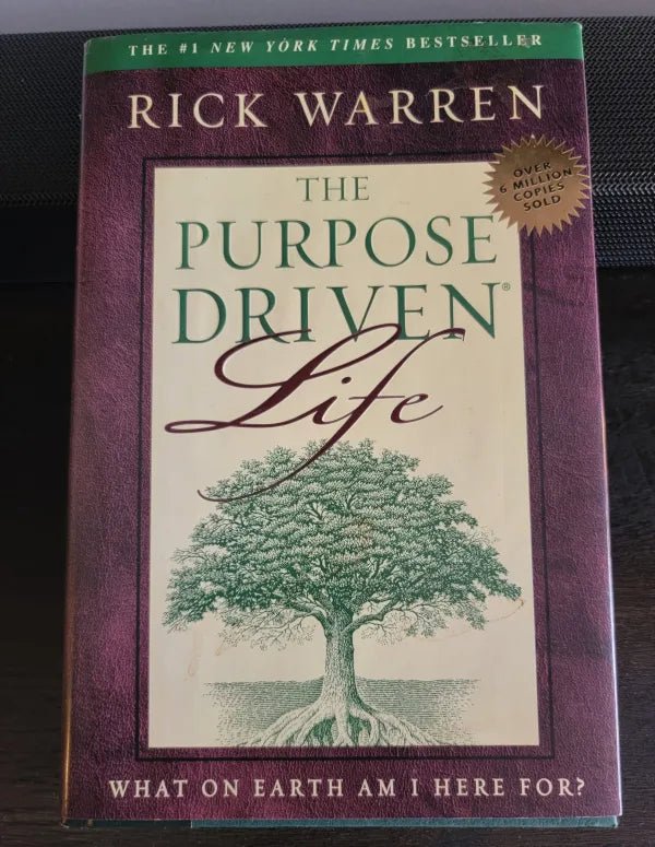 Steady Bunny Shop - The Purpose Driven Life - Rick Warren - Hardcover Book - Steady Bunny Shop