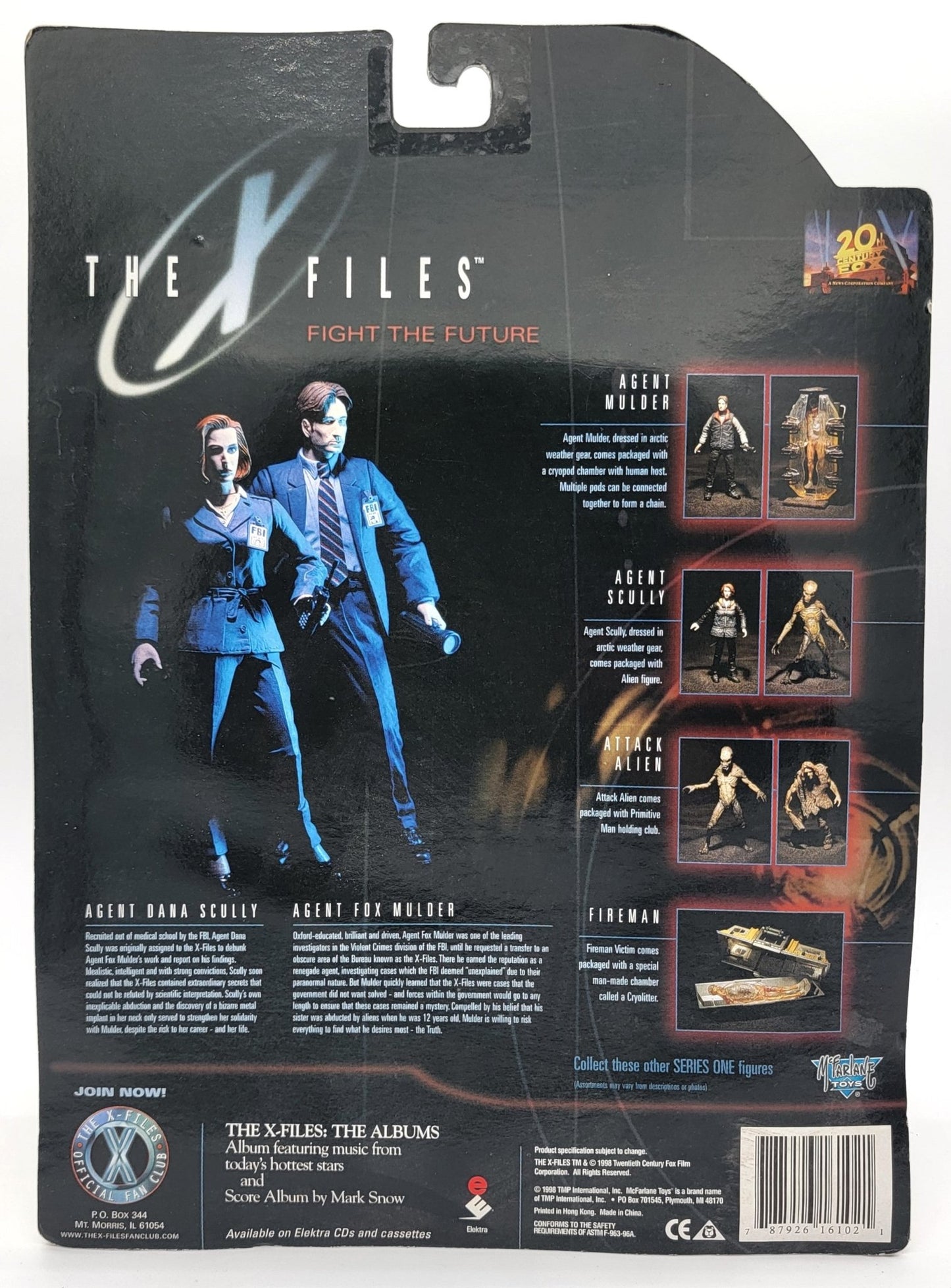 McFarlane's Toys - The X-Files - Agent Dana Scully 1998 - Series 1 Todd McFarlane | Vintage Action Figure - Action Figures - Steady Bunny Shop