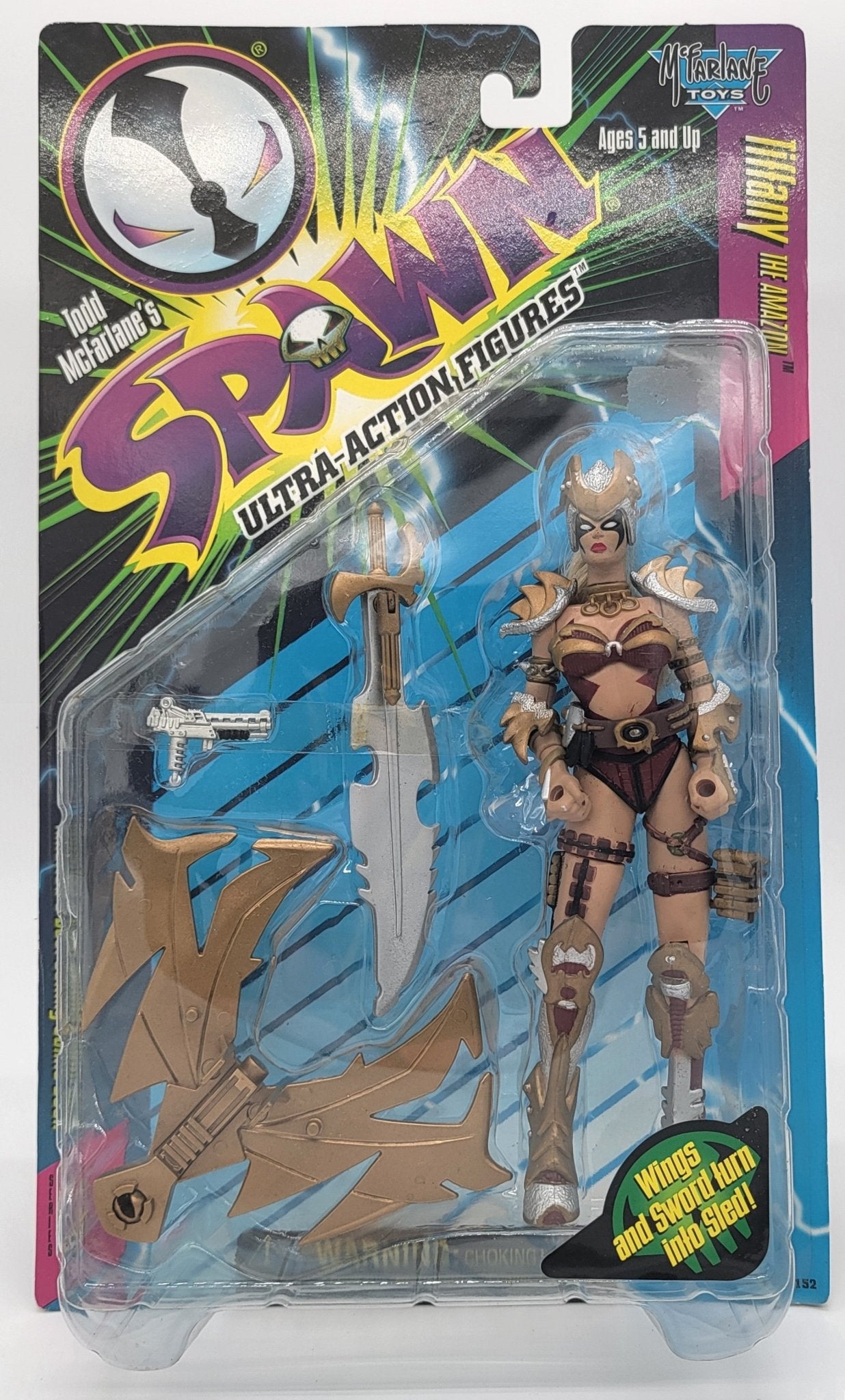 McFarlane's Toys - Tiffany The Amazon - Spawn 1996 | Todd McFarlane Toys | Vintage Ultra Action Figure - Action Figures - Steady Bunny Shop