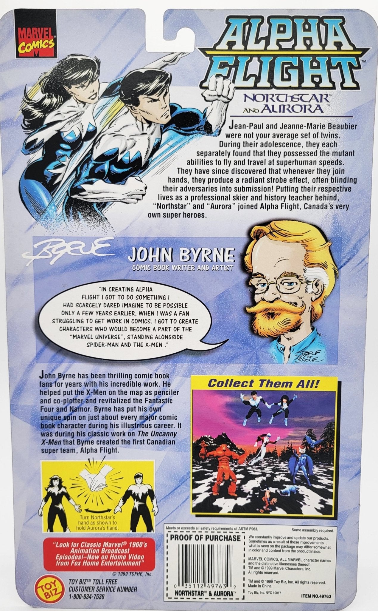 Toy Biz - Toy Biz | Alpha Flight NorthStar and Aurora | Marvel Collector Editions - Action Figures - Steady Bunny Shop