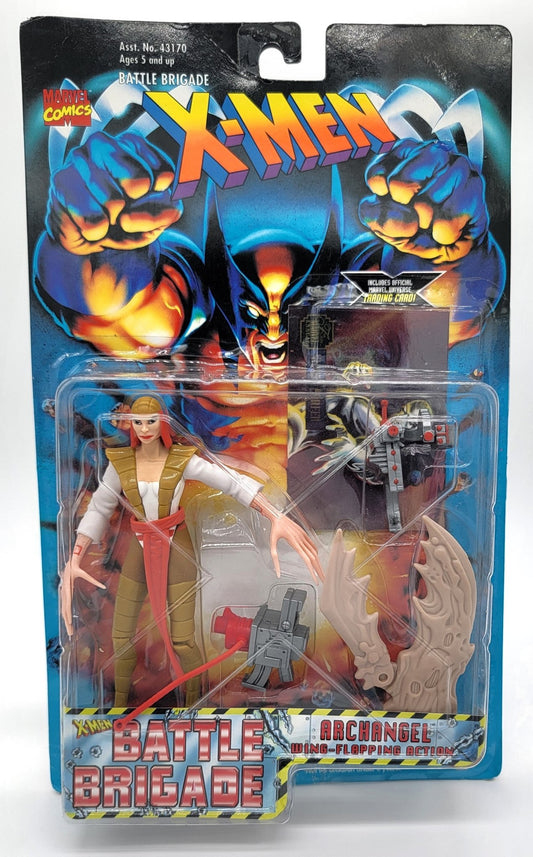 Toy Biz - Toy Biz | Battle Brigade X-Men Lady Deathstrike 1996 | MISPRINT/ERROR Archangel | Vintage Action Figure - Action Figures - Steady Bunny Shop