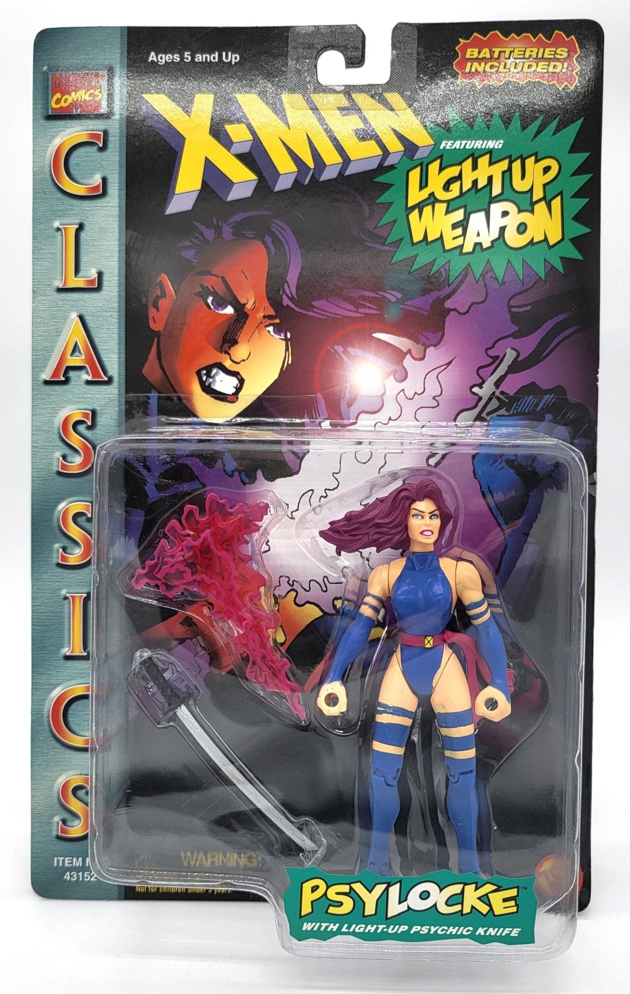 Toy Biz - Toy Biz | Classics X-Men Psylocke 1996 | Vintage Marvel Action Figure - Action Figures - Steady Bunny Shop
