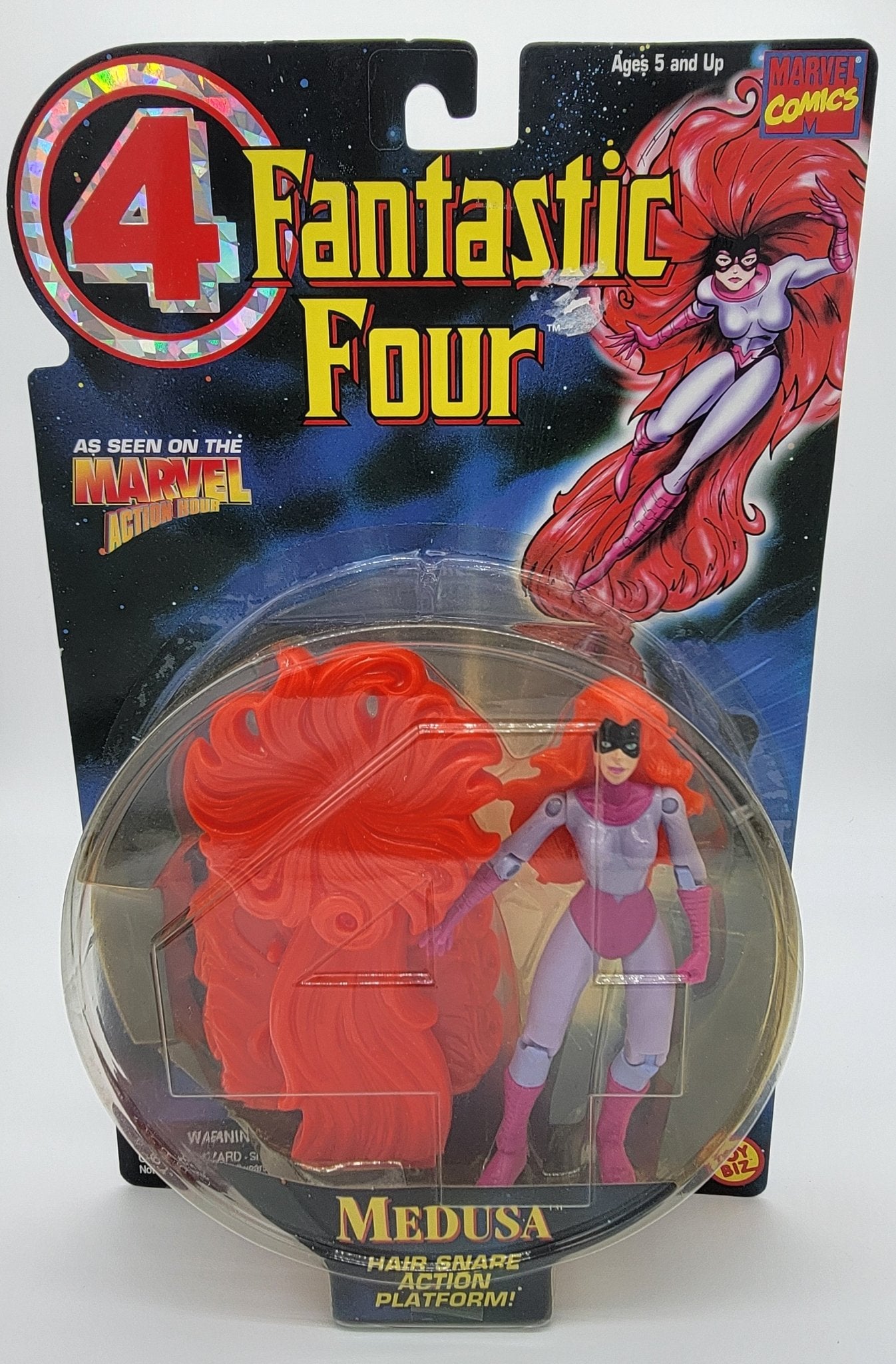 Toy Biz - Toy Biz | Fantastic Four - Medusa | As Seen on Marvel Action Hour | Vintage Marvel Action Figure - Action Figures - Steady Bunny Shop