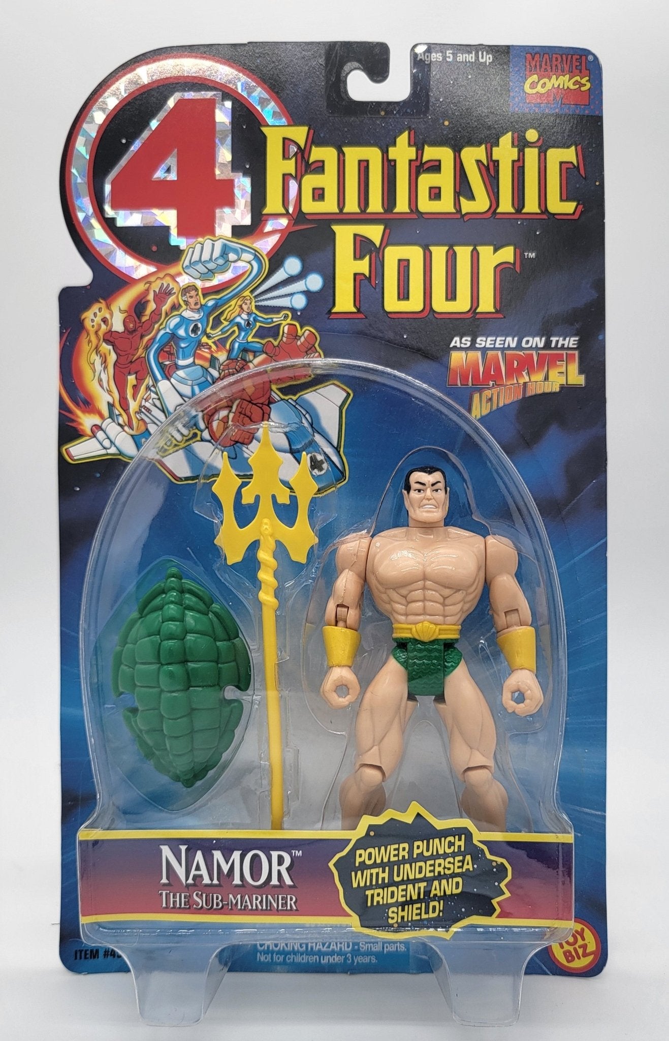 Toy Biz - Toy Biz | Fantastic Four Namor -1995 | Vintage Marvel Action Figure - Action Figures - Steady Bunny Shop