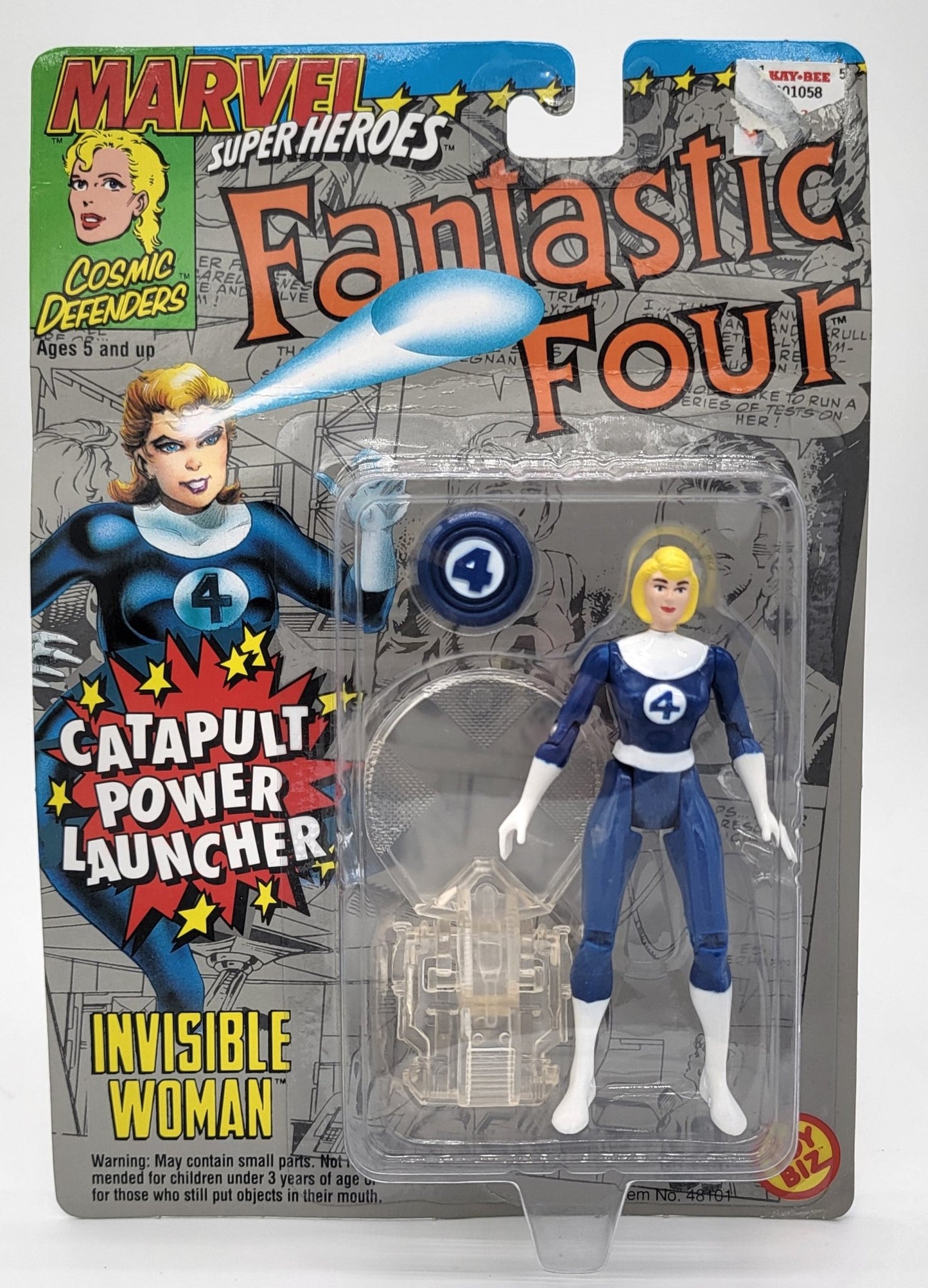 Toy Biz - Toy Biz | Fantatic Four - Invisible Woman - Cosmic Defenders | Vintage Marvel Action Figure - Action Figures - Steady Bunny Shop
