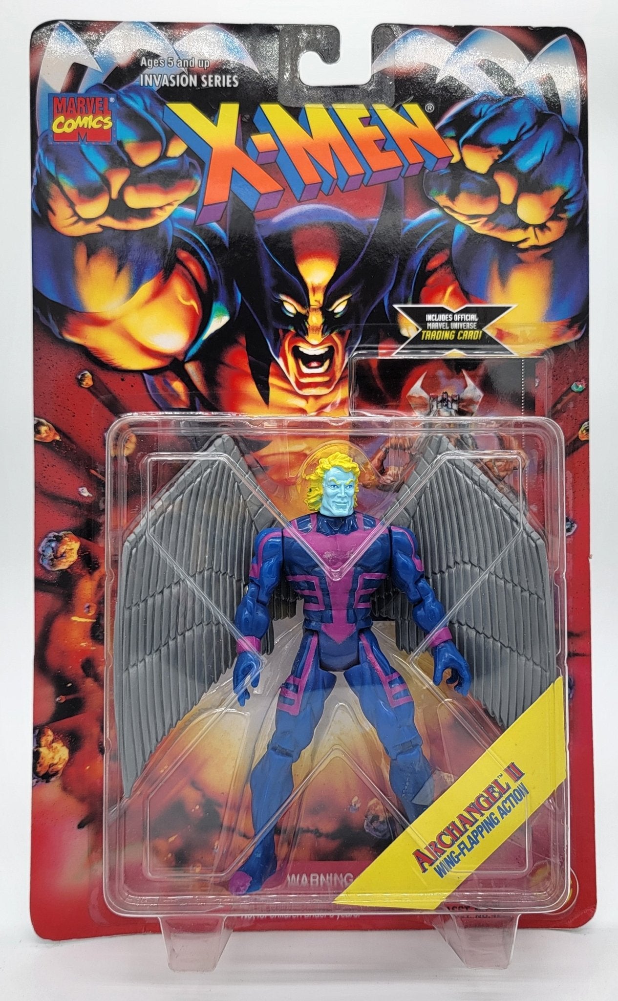 Toy Biz - Toy Biz | Invasion Series X-Men - Archangel II 1995 | Vintage Marvel Action Figure - Action Figures - Steady Bunny Shop