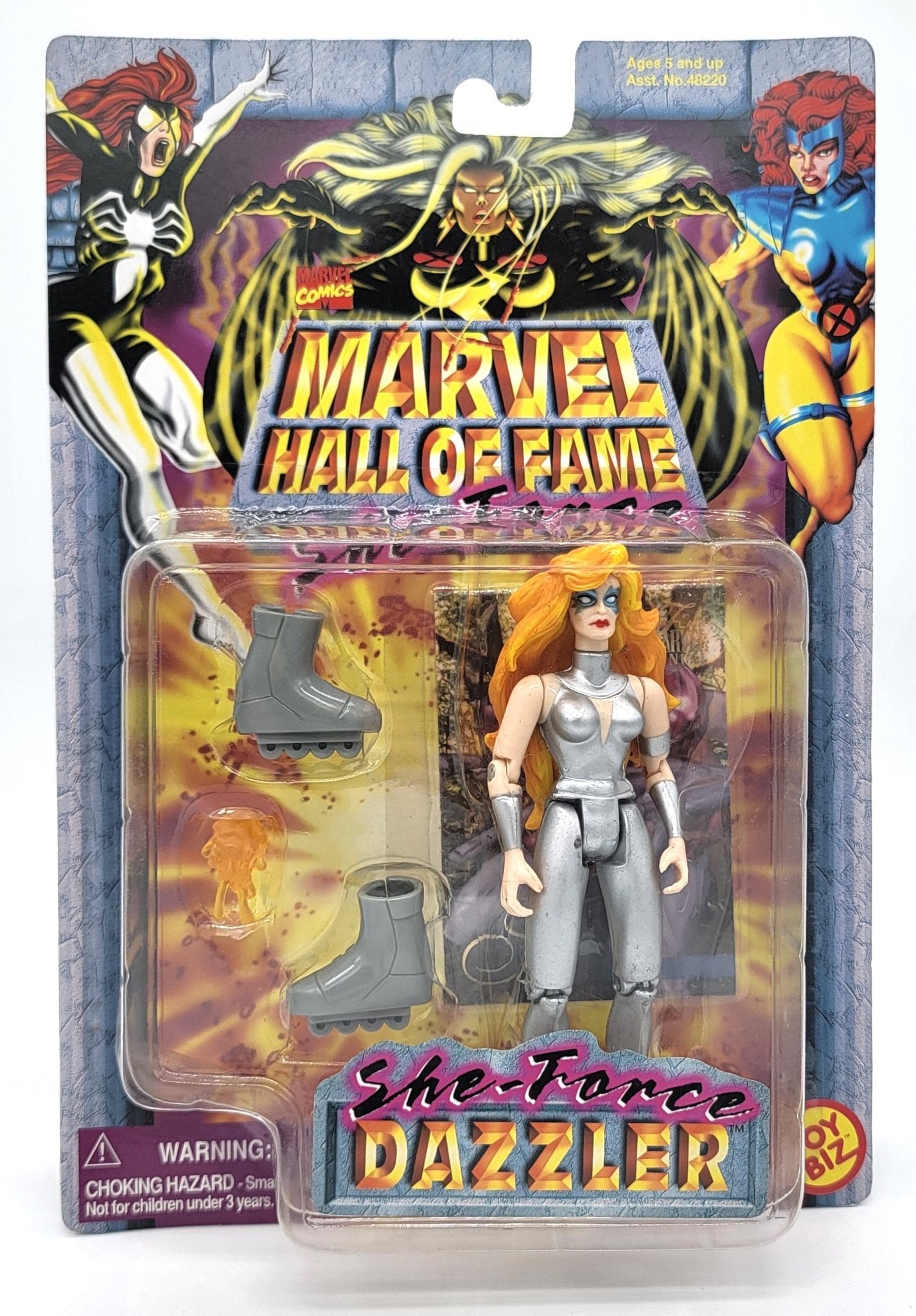Toy Biz - Toy Biz | Marvel Hall of Fame She Force - Dazzler 1997 | Vintage Marvel Action Figure - Action Figures - Steady Bunny Shop