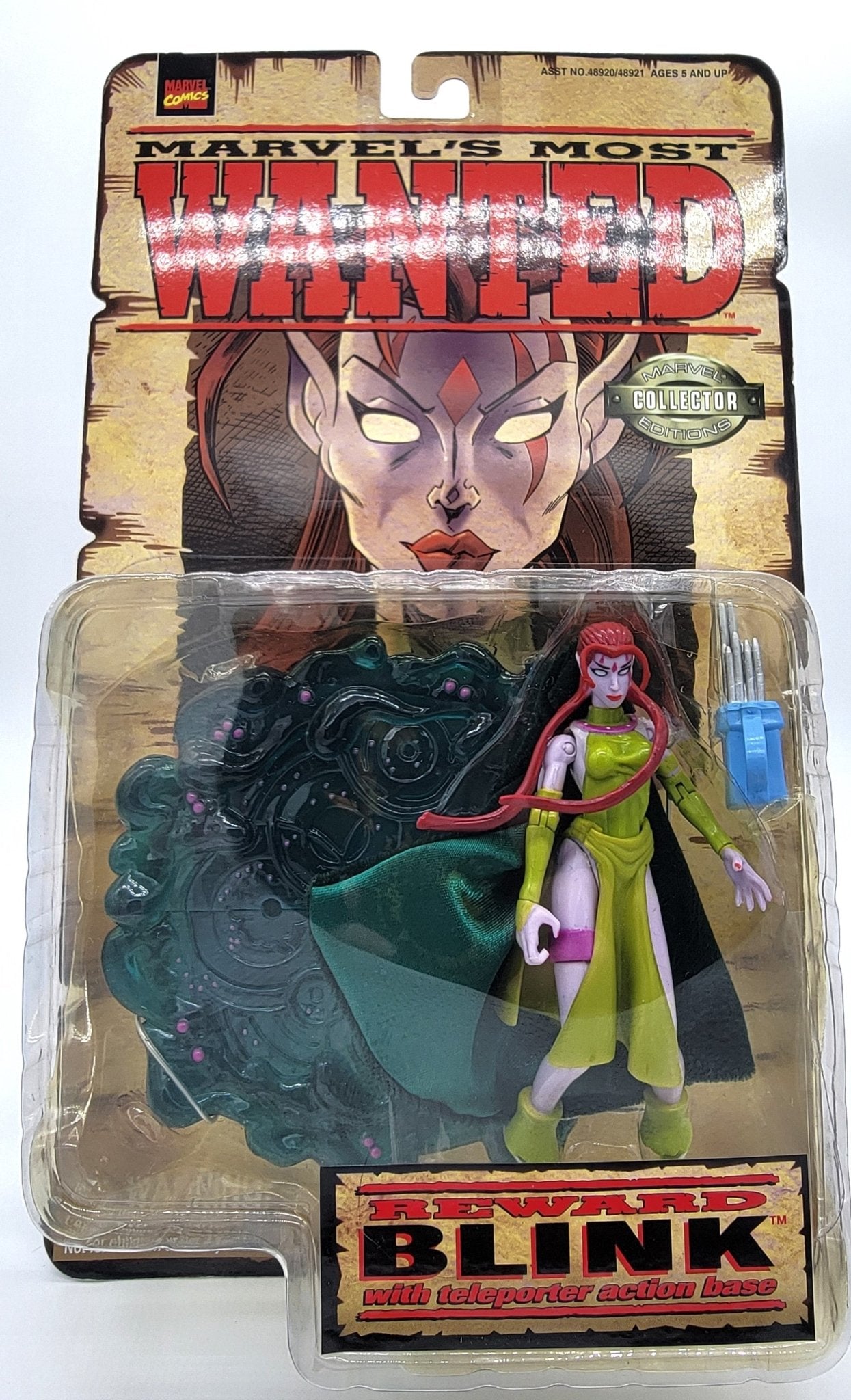 Toy Biz - Toy Biz | Marvel's Most Wanted - Blink 1998 | Marvel Collector Edition - Vintage Mavel Action Figure - Action Figures - Steady Bunny Shop