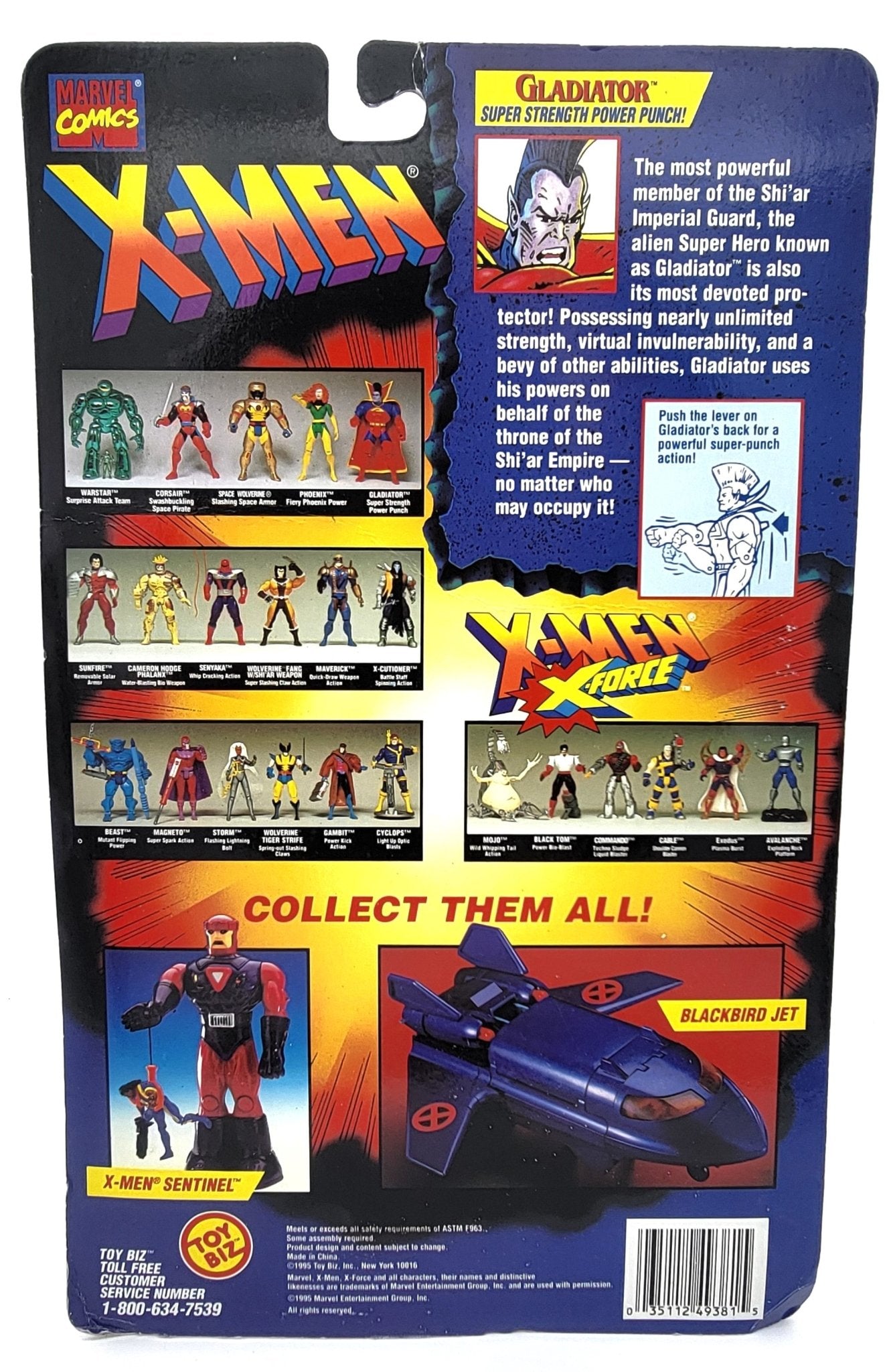 Steady Bunny Shop - Toy Biz | Phoenix Saga Series Gladiator 1995 | Vintage Marvel Action Figure - Action Figures - Steady Bunny Shop