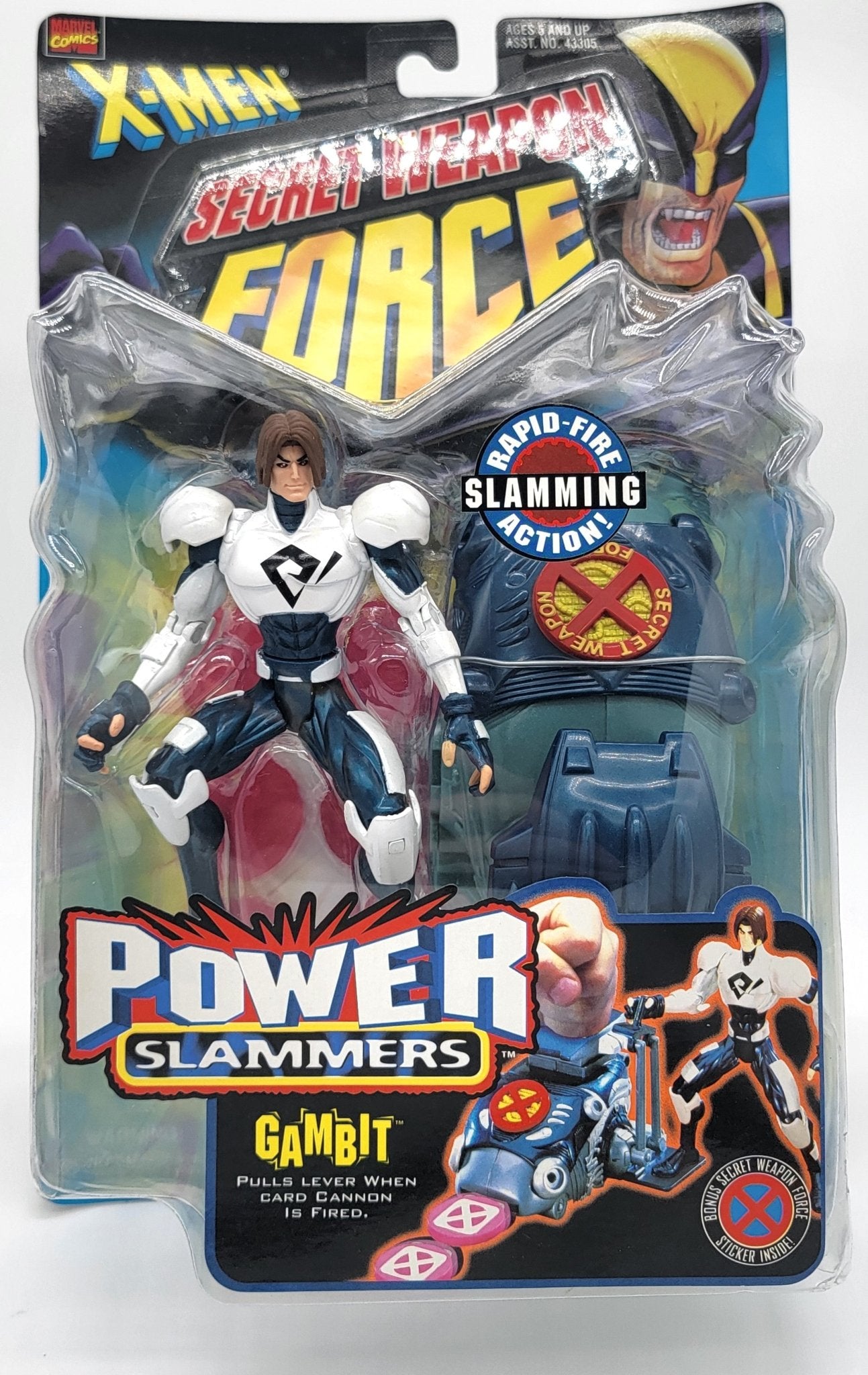 Toy Biz - Toy Biz | Secret Weapon Force - Gambit 1998 | Vintage Action Figure - Action Figures - Steady Bunny Shop