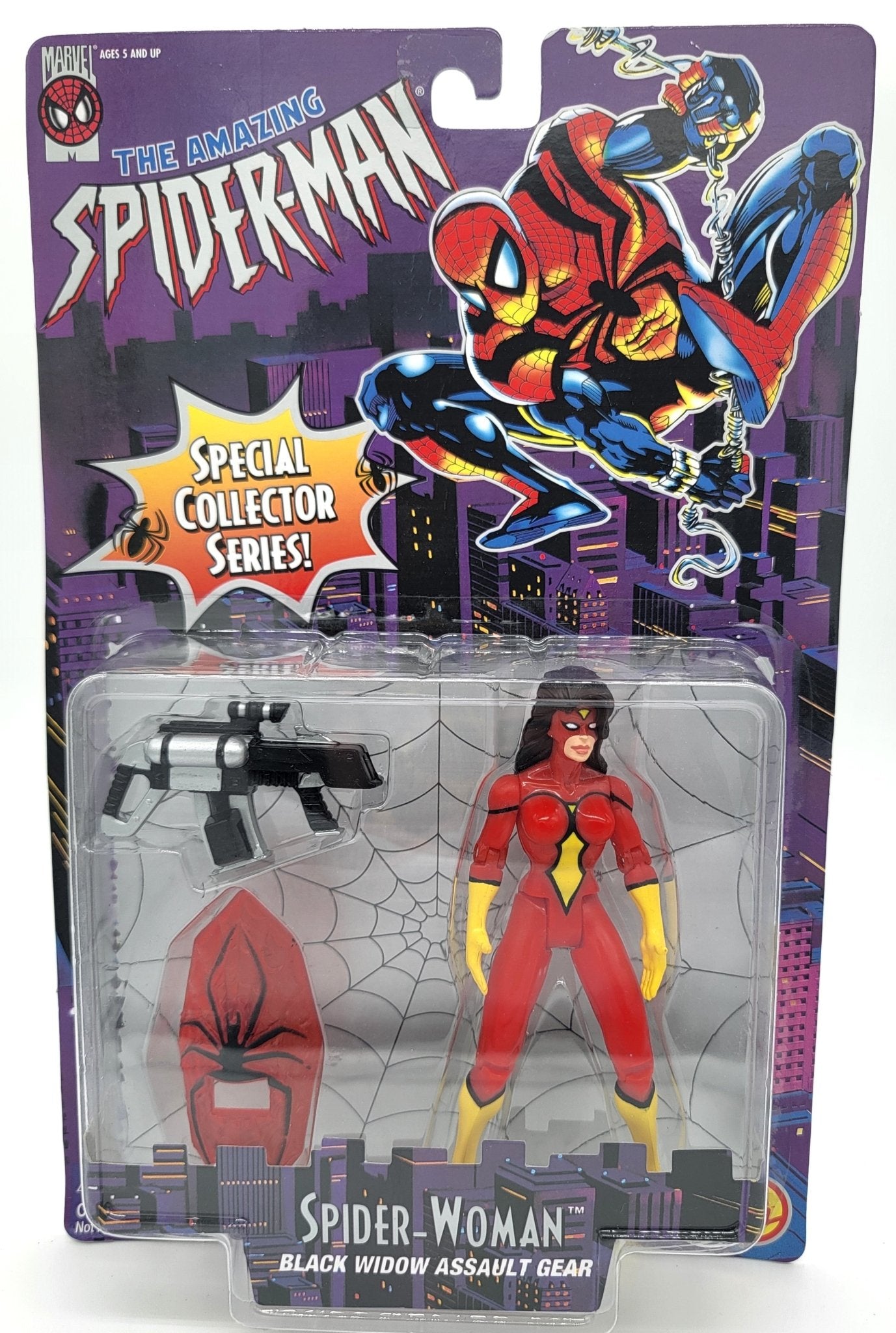 Toy Biz - Toy Biz | Spider-Man - Spider Woman 1996 | Special Collector Series | Vintage Marvel Action Figure - Action Figures - Steady Bunny Shop