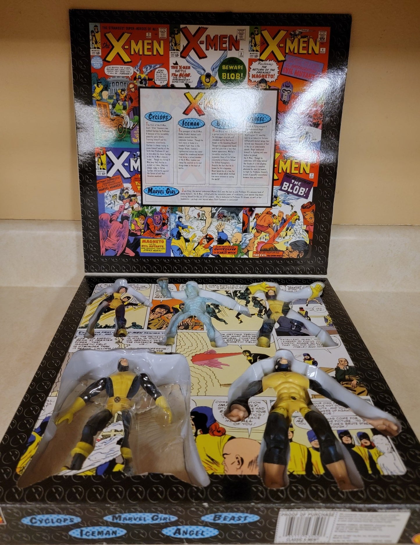 Toy Biz - Toy Biz | The Original Classic X Men in original Uniforms 1997 | Marvel Collector Editions | Vintage Action Figure - Action Figures - Steady Bunny Shop