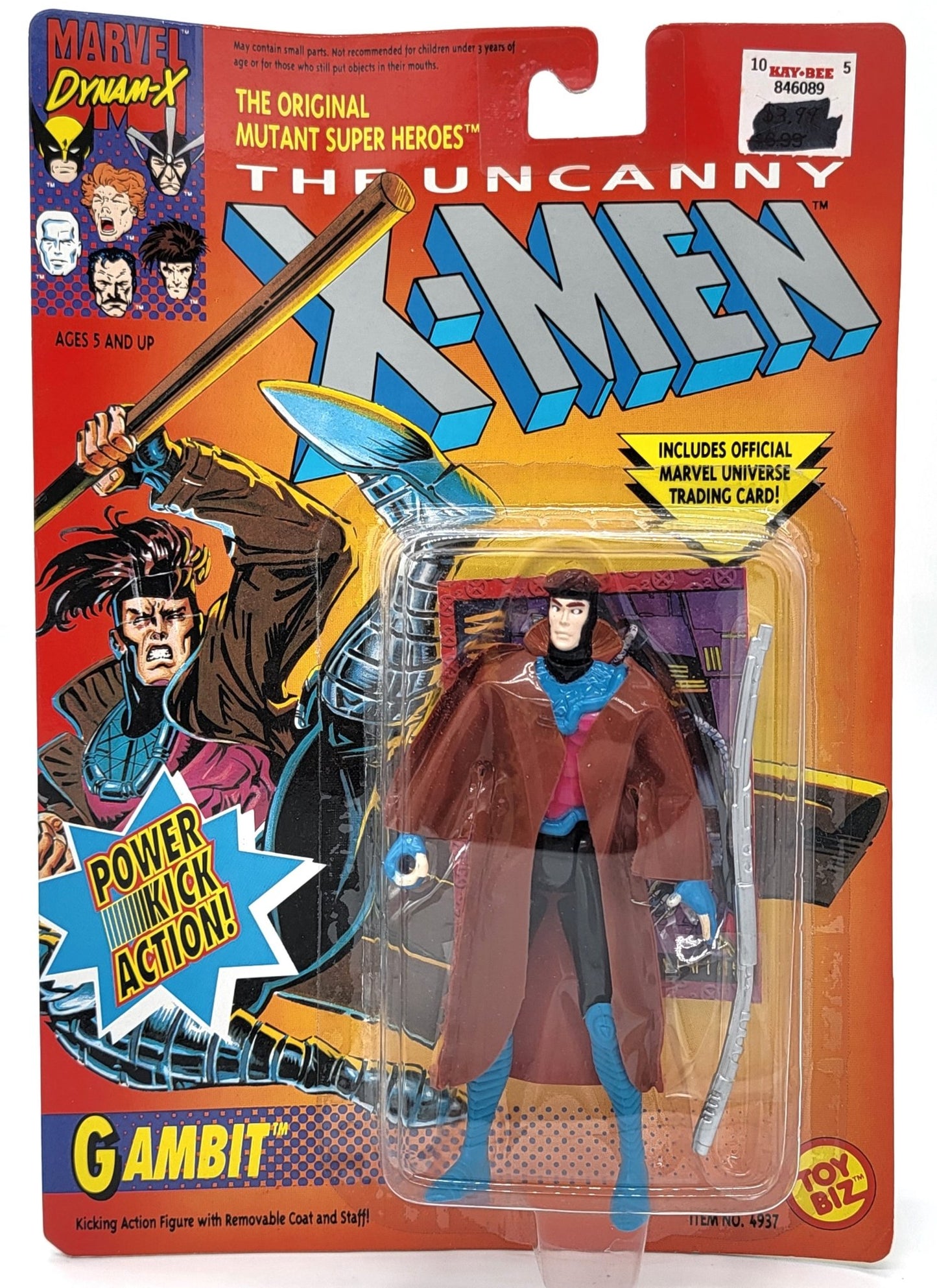 Toy Biz - Toy Biz | The Uncanny X-Men Gambit 1992 | Vintage Marvel Action Figure - Action Figures - Steady Bunny Shop
