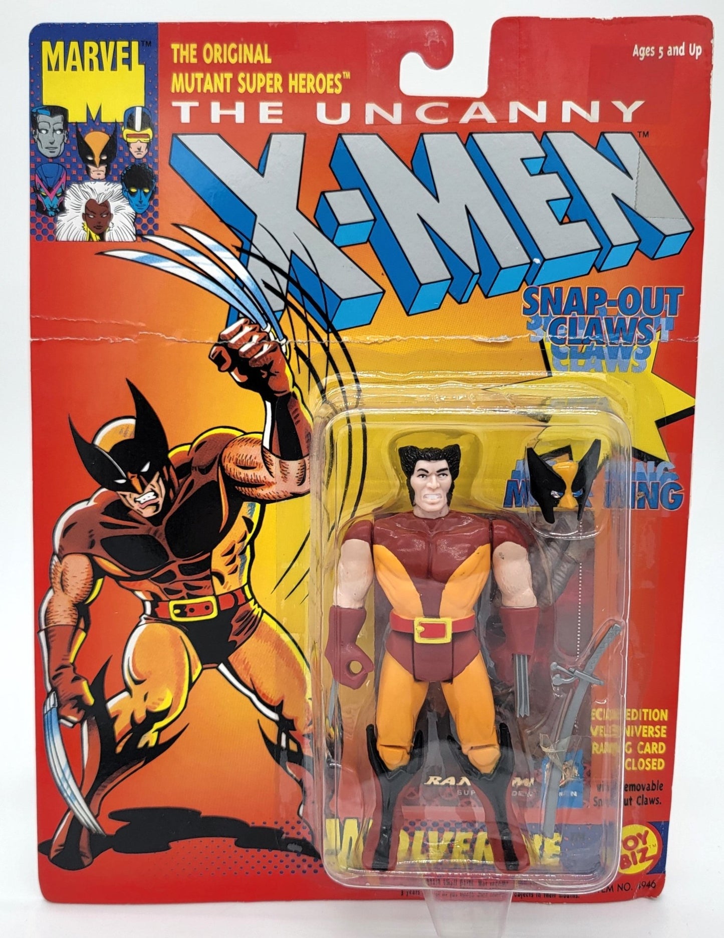 Toy Biz - Toy Biz| The Uncanny X-Men Wolverine 1993 | Vintage Marvel Action Figure - Action Figures - Steady Bunny Shop