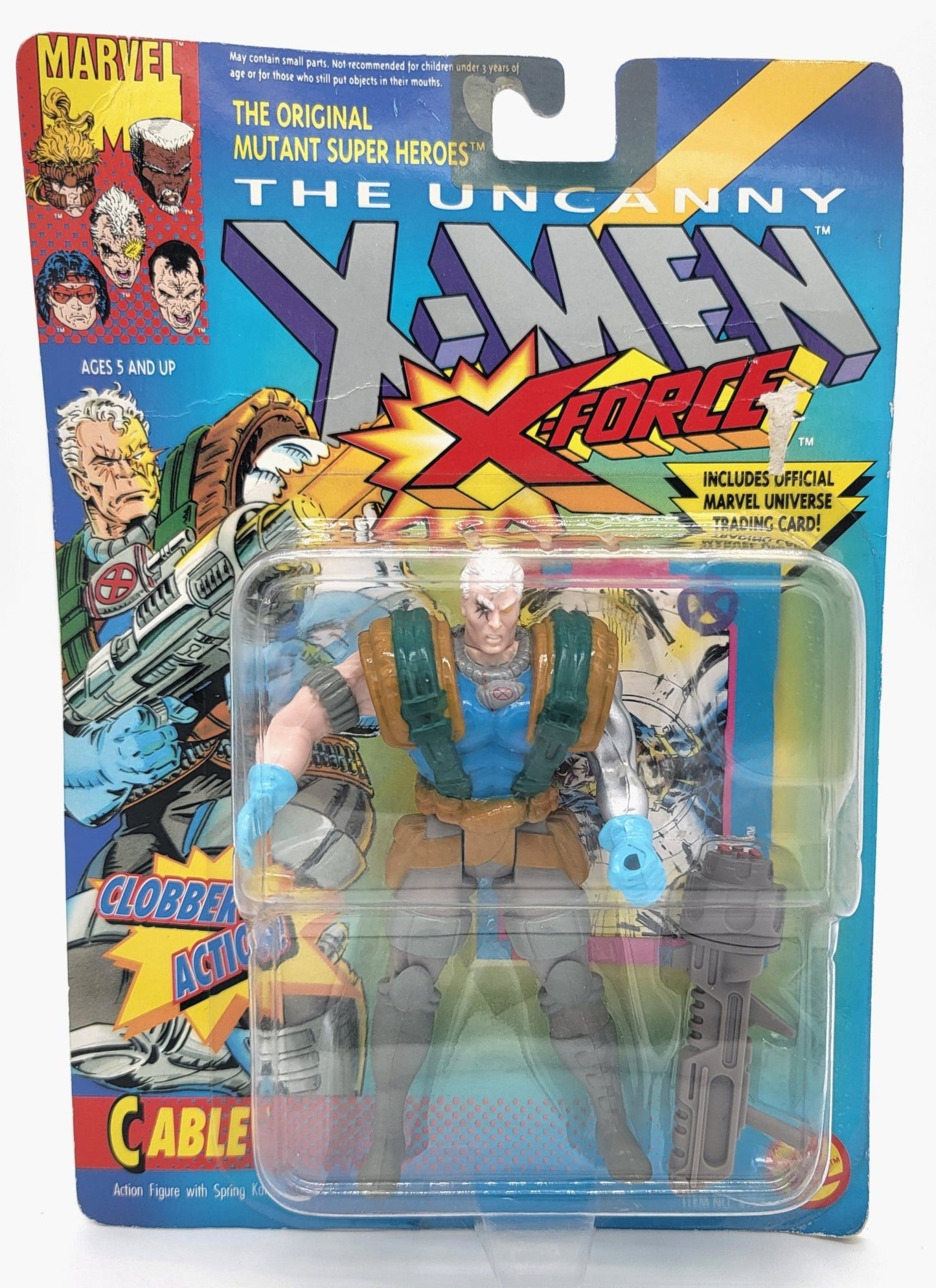Toy Biz - Toy Biz | The Uncanny X-Men X- Force Cable 1992 | Vintage Marvel Action Figure - Action Figures - Steady Bunny Shop