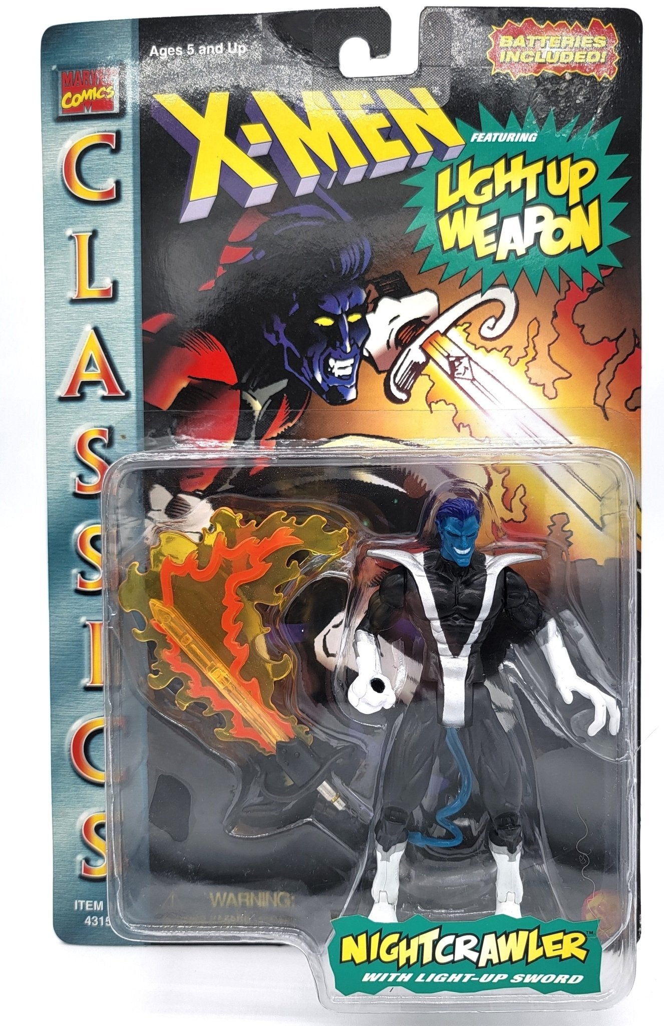 Toy Biz - Toy Biz | X-Men Classics - Nightcrawler 1996 -Rare Silver figure| Vintage Marvel Action Figure - Action Figures - Steady Bunny Shop