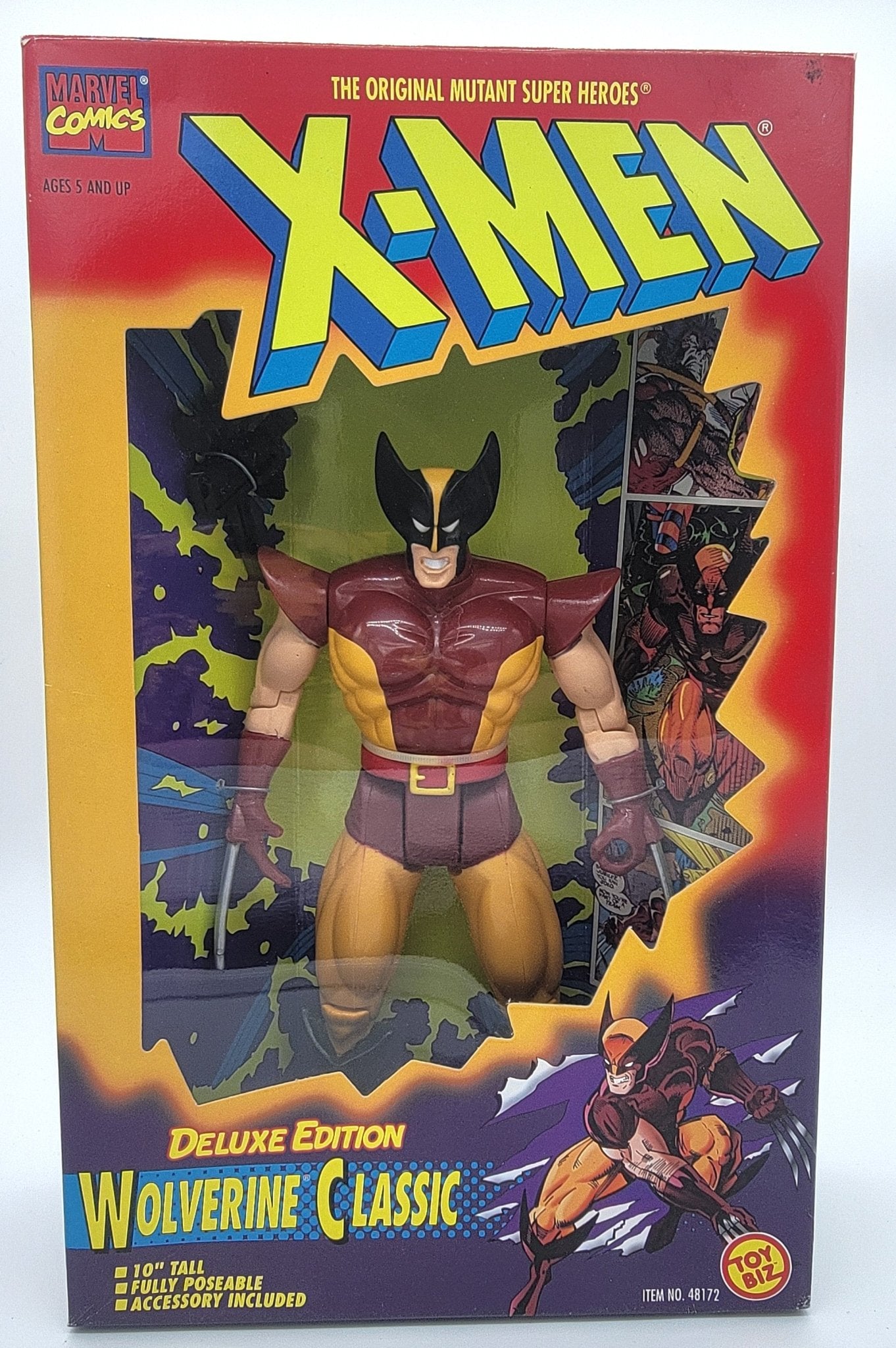 Toy Biz - Toy Biz | X-Men Deluxe Edition Wolverine Classic 1996 | Deluxe Edition Vintage Marvel Action Figure - Action Figures - Steady Bunny Shop