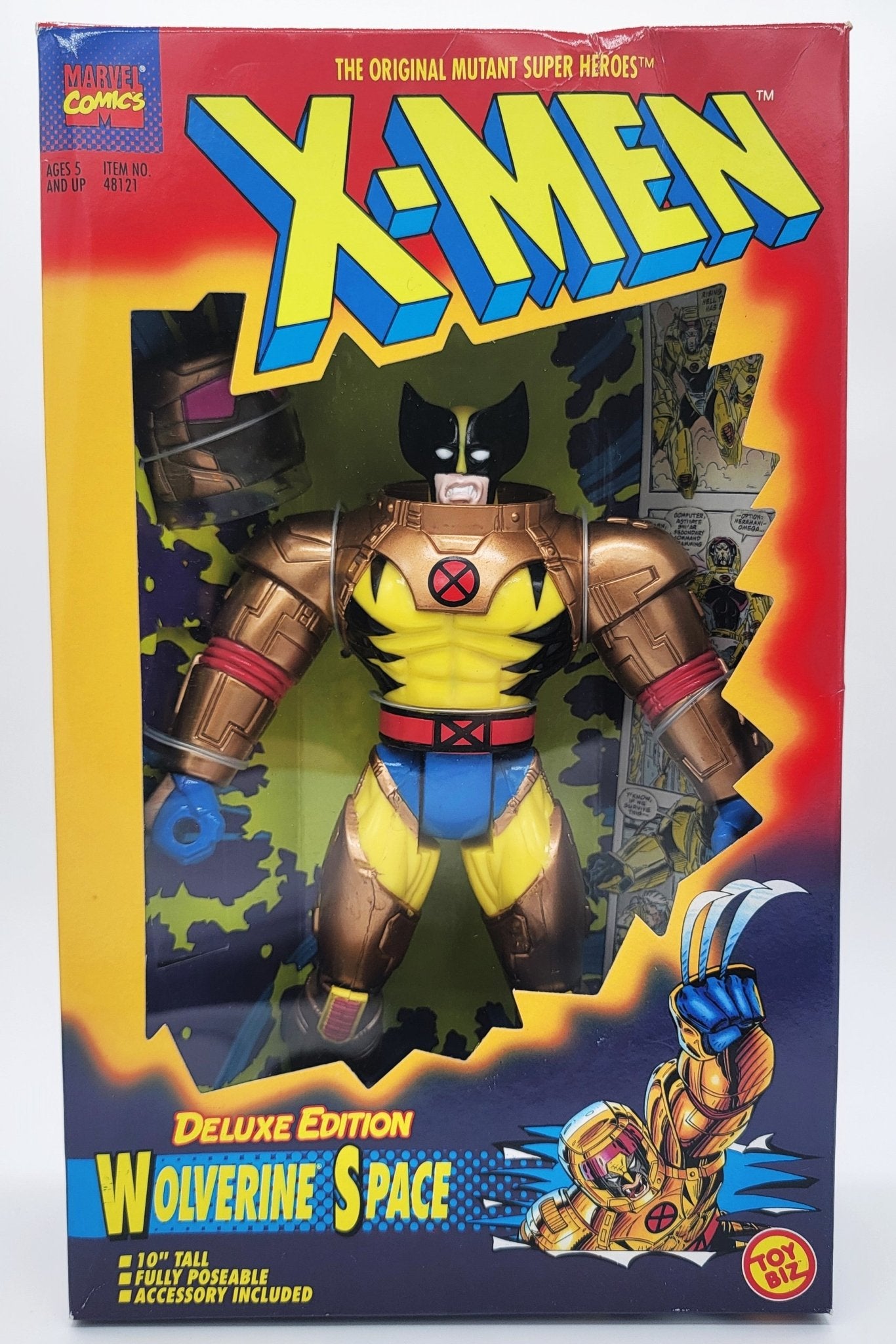 Toy Biz - Toy Biz | X-Men Deluxe Edition Wolverine Space 1995 | Vintage Marvel Action Figure - Action Figures - Steady Bunny Shop