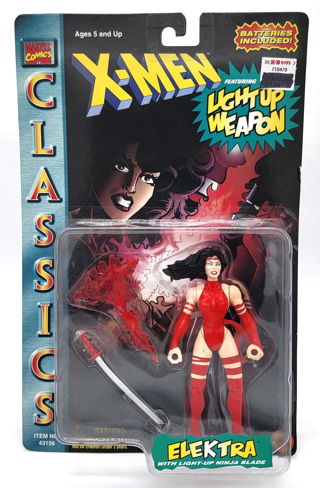 Toy Biz - Toy Biz | X-Men Elektra - Classics | X-Men Classics | Vintage Action Figure - Action Figures - Steady Bunny Shop