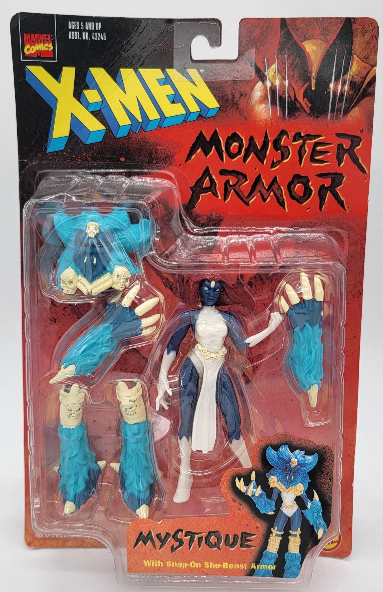 Toy Biz - Toy Biz | X-Men Monster Armor - Mystique 1997 | Vintage Action Figure - Action Figures - Steady Bunny Shop