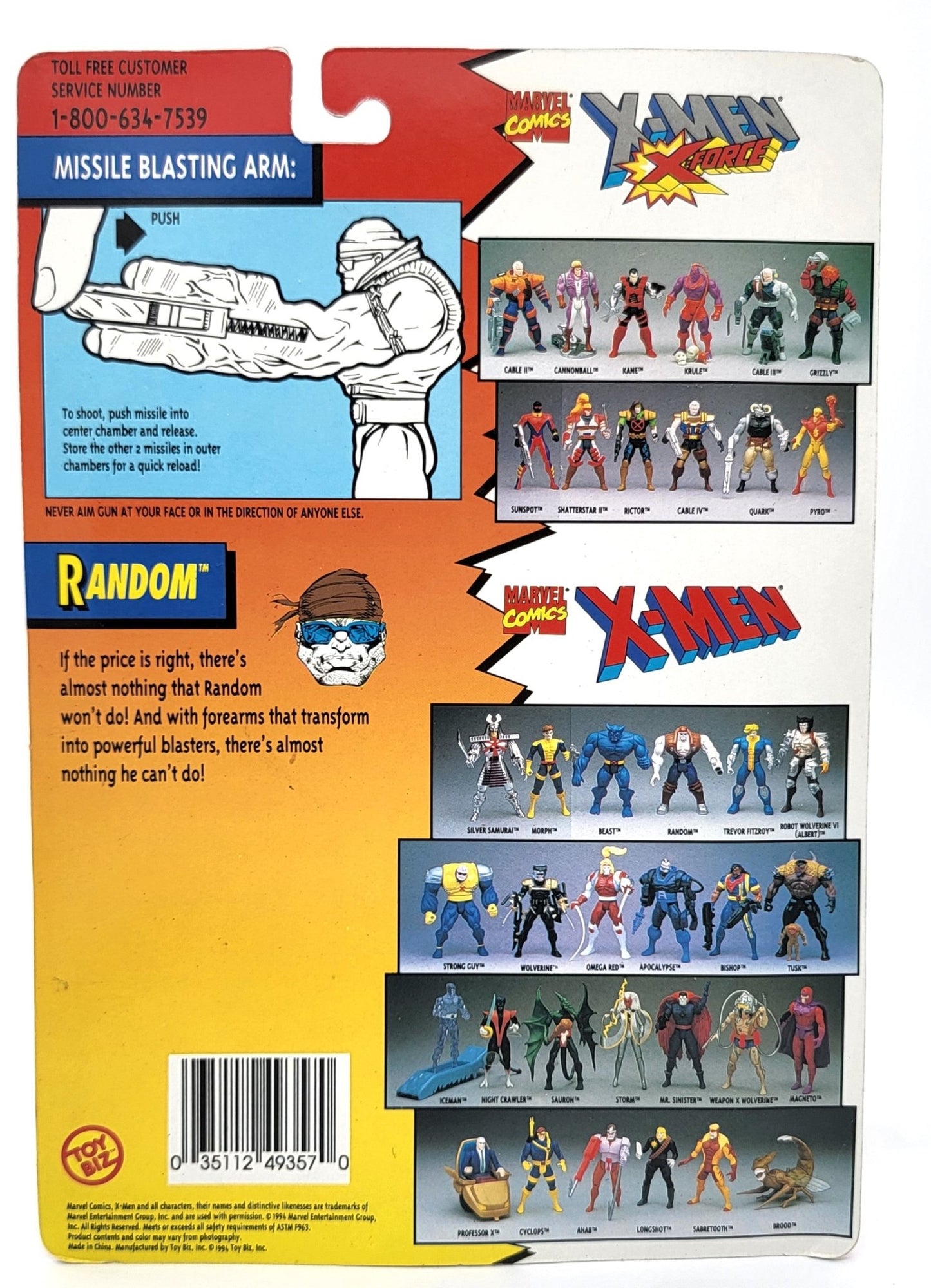 Toy Biz - Toy Biz | X-Men Rando | Vintage Action Figure - Action Figures - Steady Bunny Shop