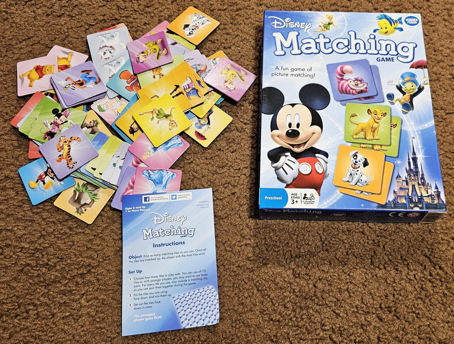 Wonder Forge - Wonder Forge | Disney Matching Game - Game - Steady Bunny Shop